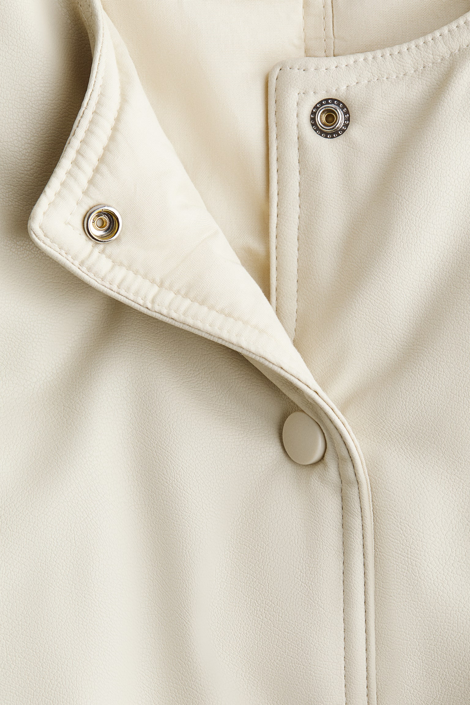 Reversible bomber jacket - Beige claro/Negro/Verde caqui oscuro - 3