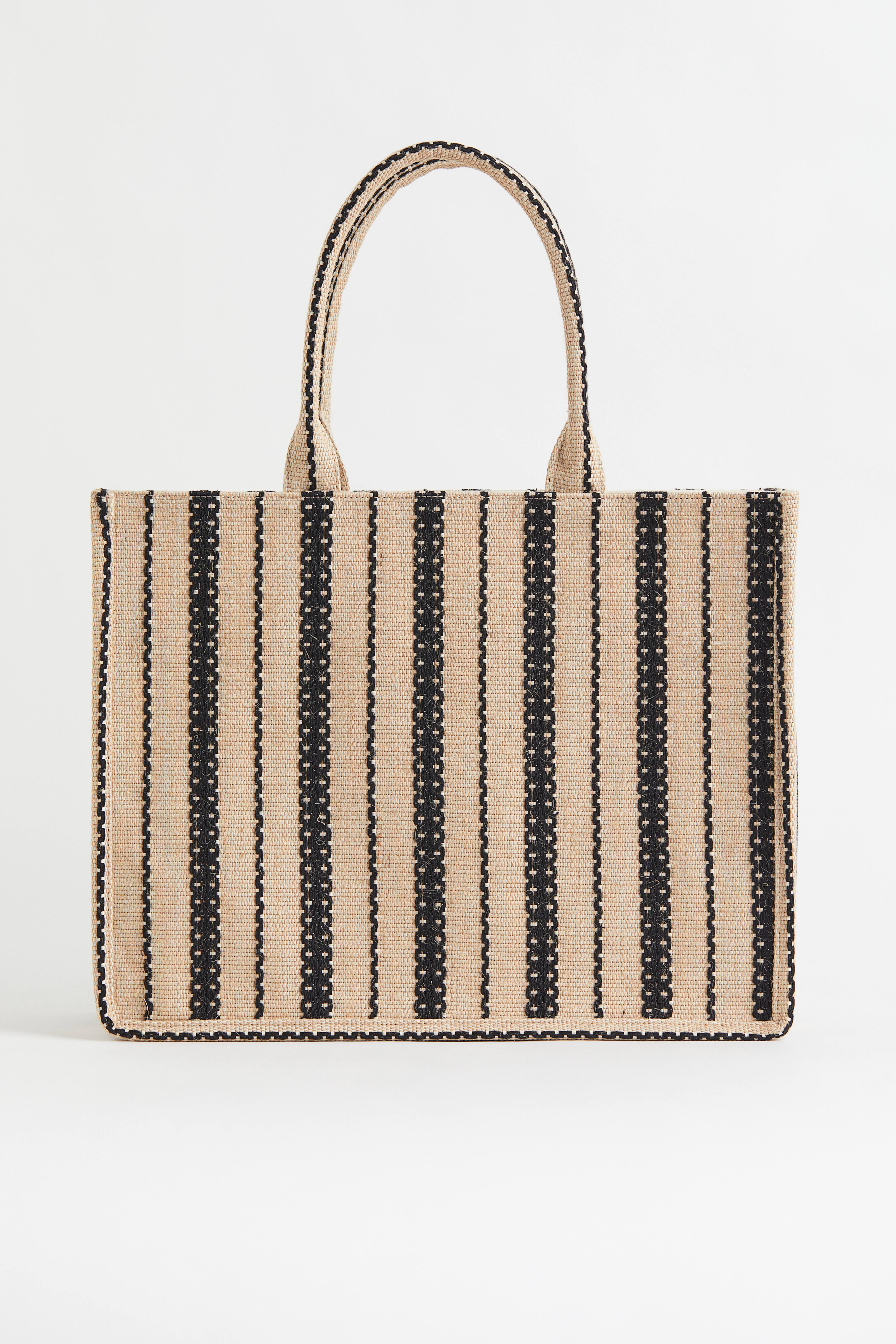 Jacquard weave handbag