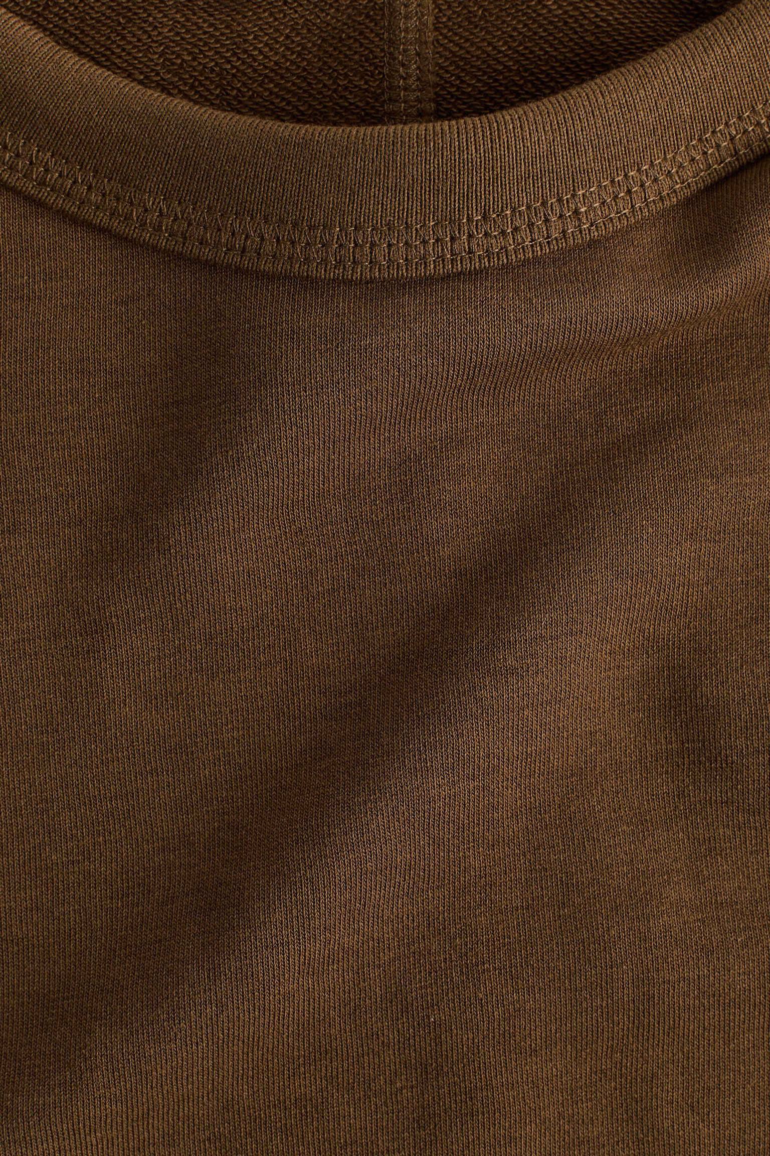Женская толстовка H&M Raglan-Sleeved, цвет: Тёмный коричневый — фото 5