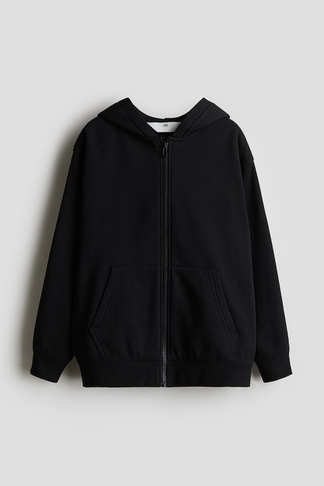 Hooded Jacket - Black/Light gray melange/Light blue/Navy blue/Khaki green/Khaki green - 1