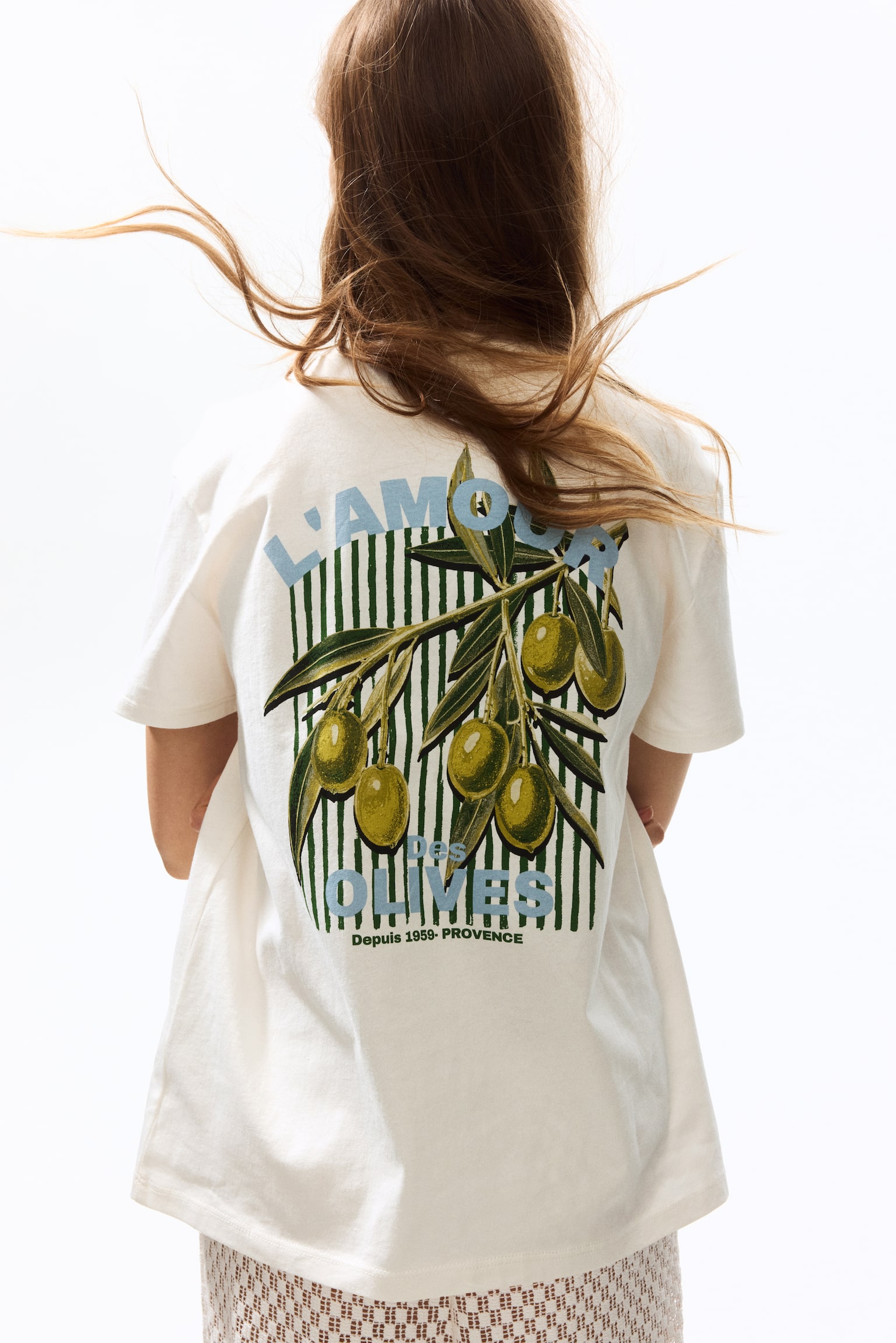 Printed T-shirt - Màu trắng/Ô liu/Màu be nhạt/Quýt/Màu xanh dương nhạt/Ragazza/Màu đen/Italia/Màu đỏ/Athletic/Xanh tím than/Italian Riviera - 2