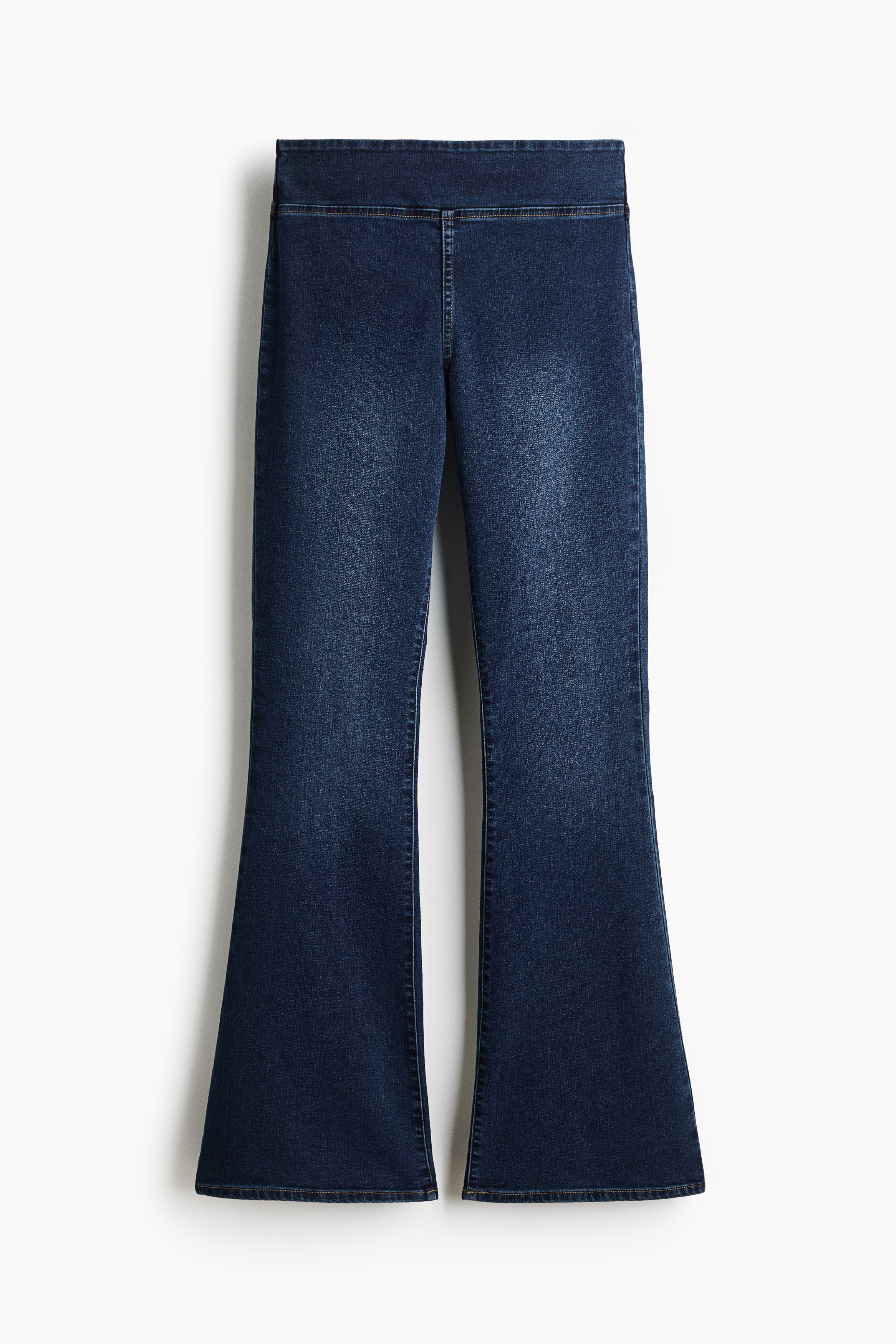 High Flared Jeggings - Dark denim blue/Navy denim blue/Denim blue