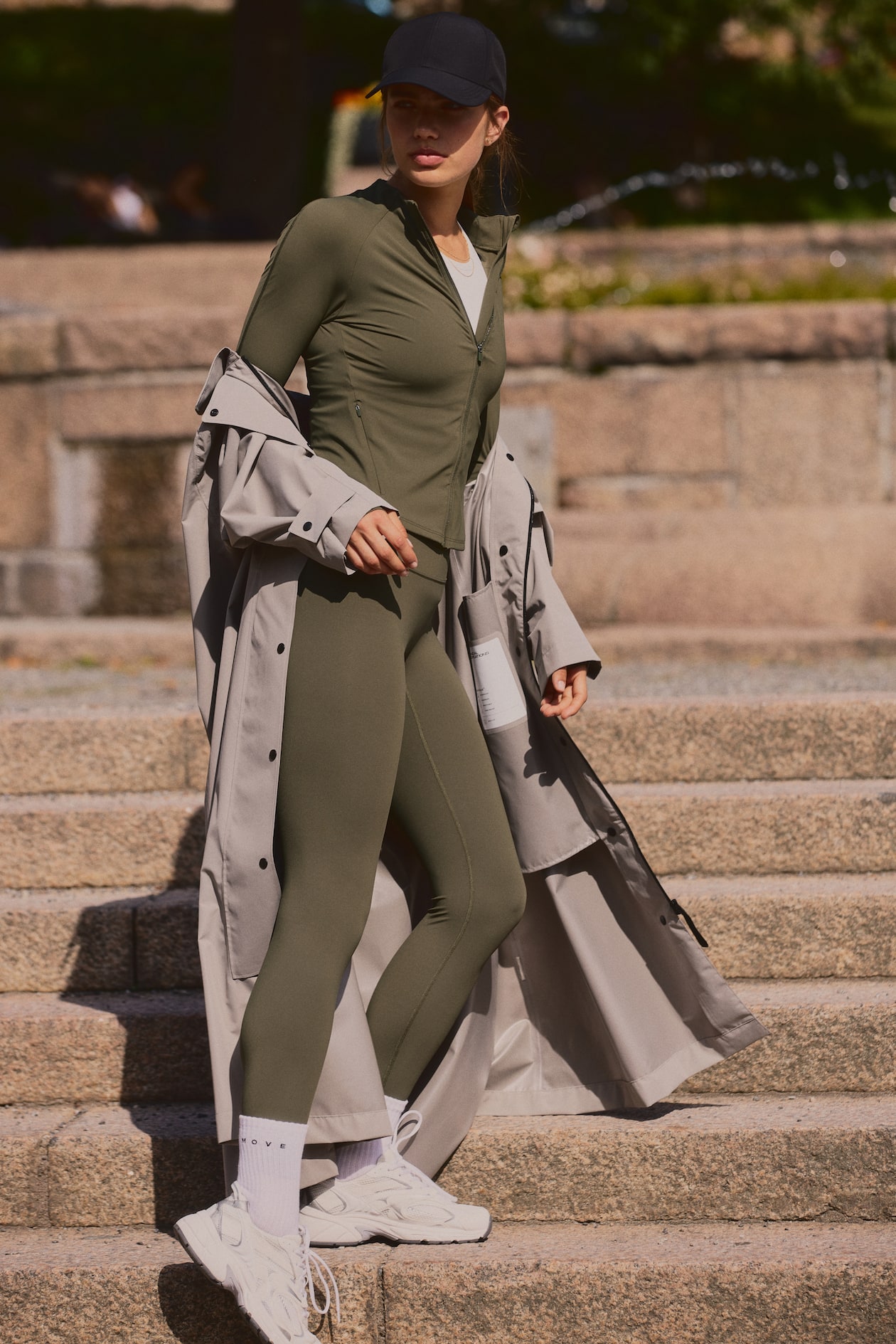 Activewear Jacket with Cool Handfeel DryMove™ Moss green