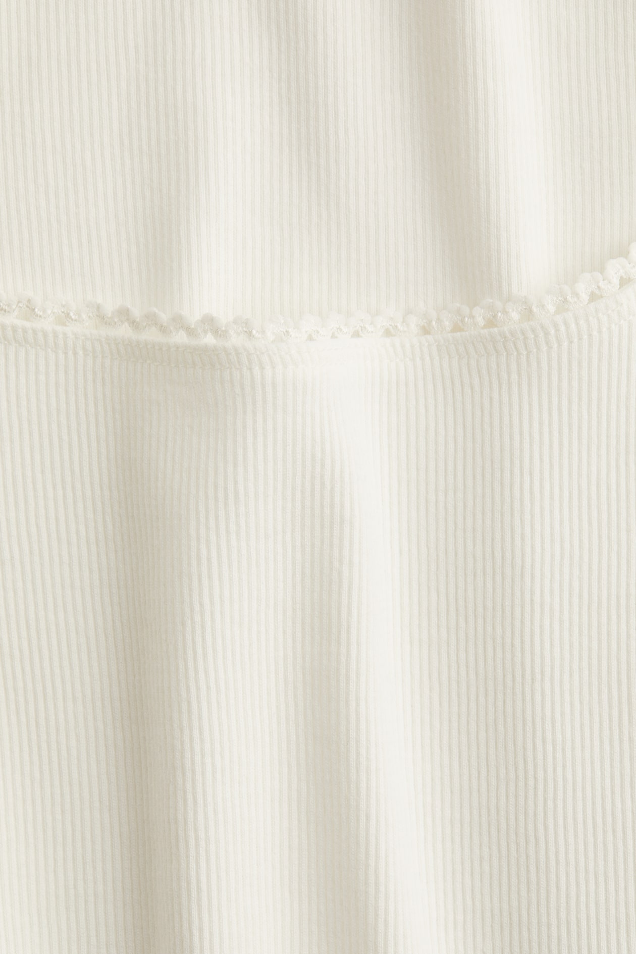 Picot-Trimmed Cotton Top - image 2