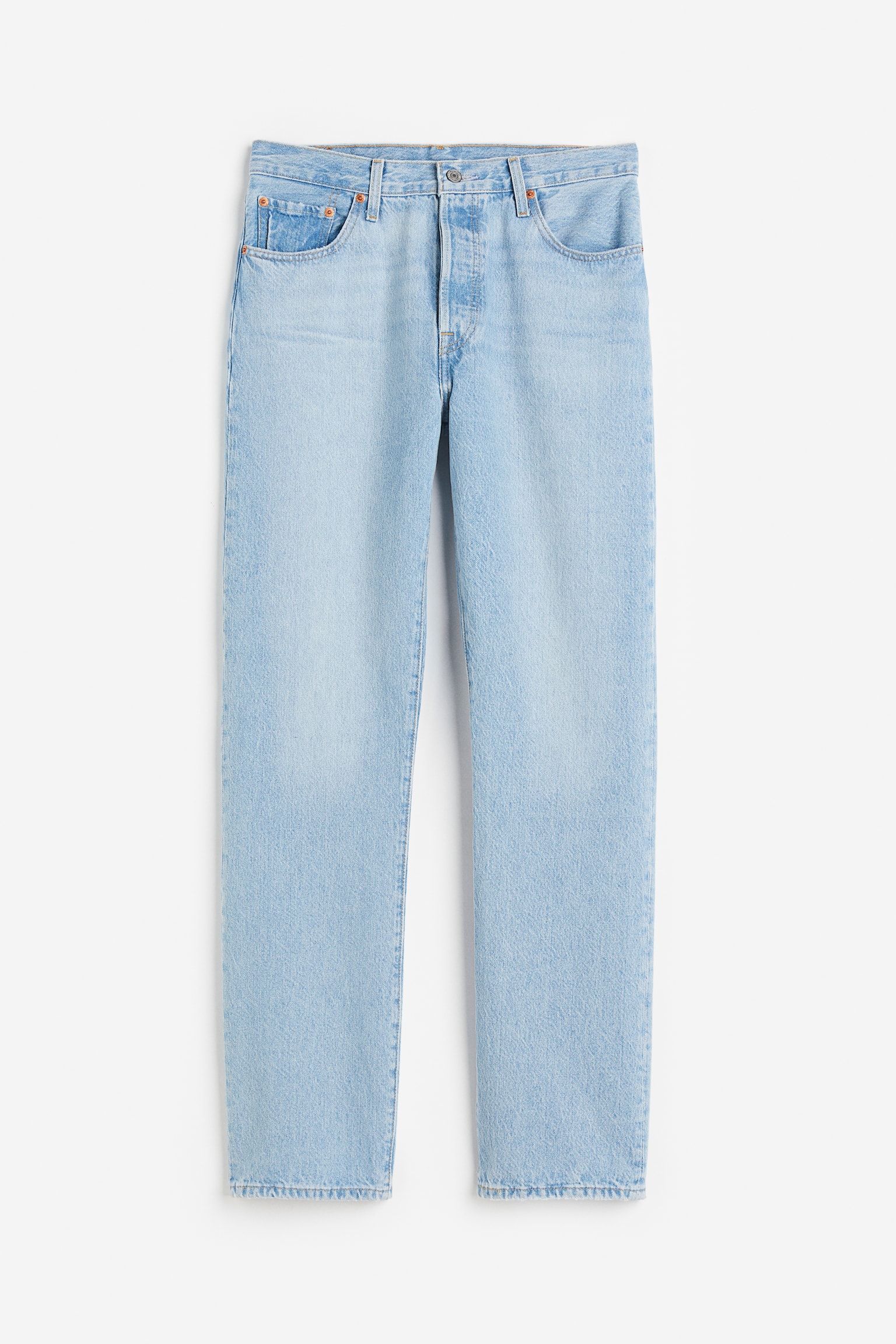 501® Original Jeans - Light Indigo - Worn In - 2