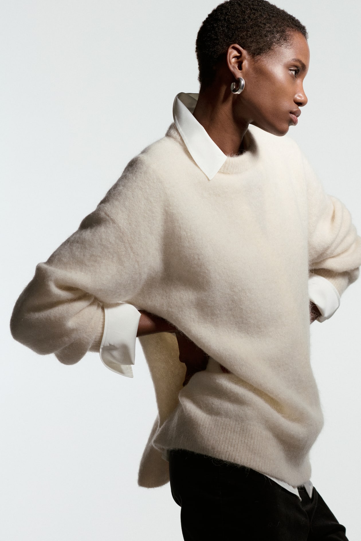 Oversized Alpaca-Blend Sweater - image 4
