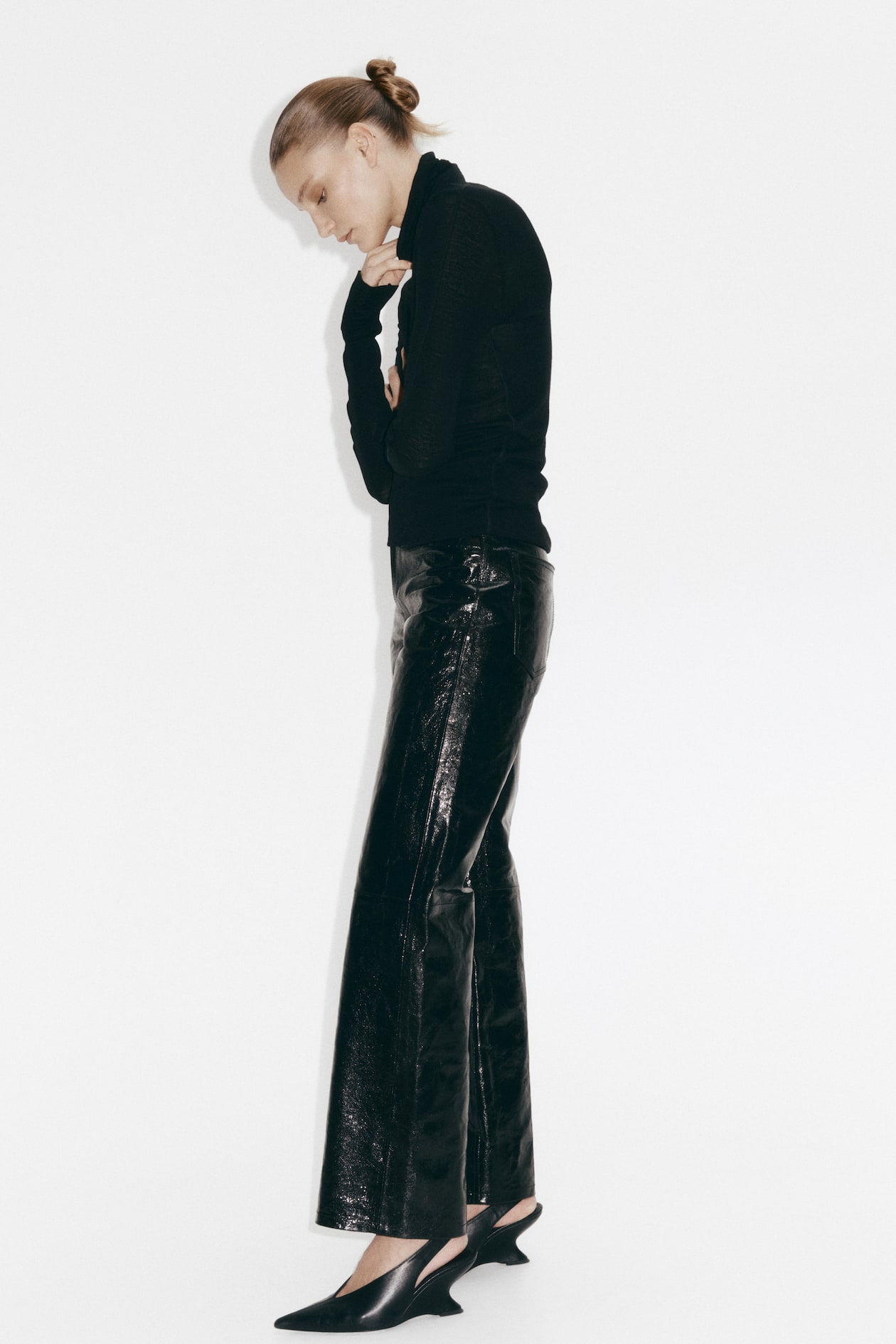 Wool Turtleneck Top - image 4