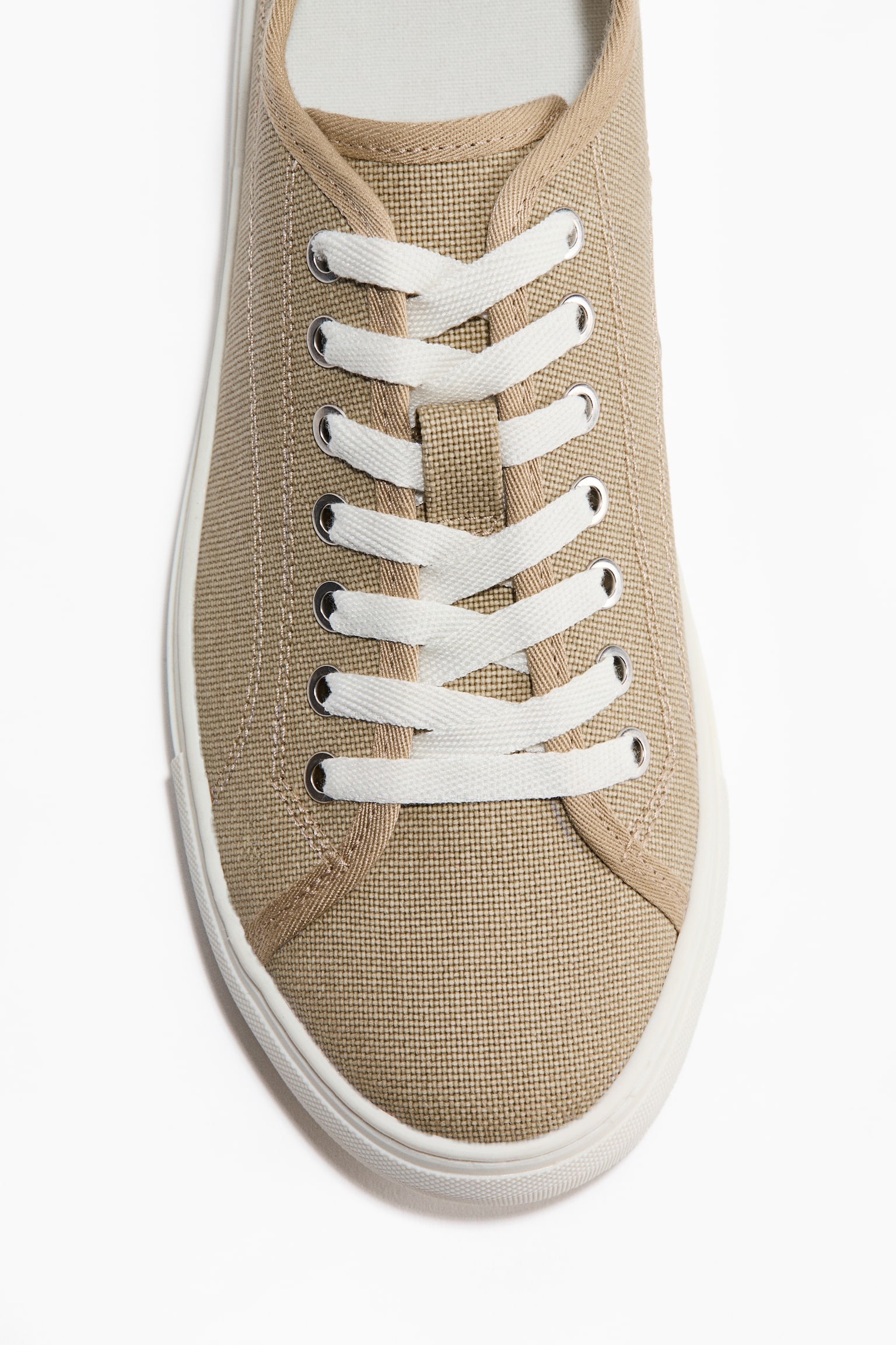 Canvas trainers - Beige/Dusty blue/White - 2