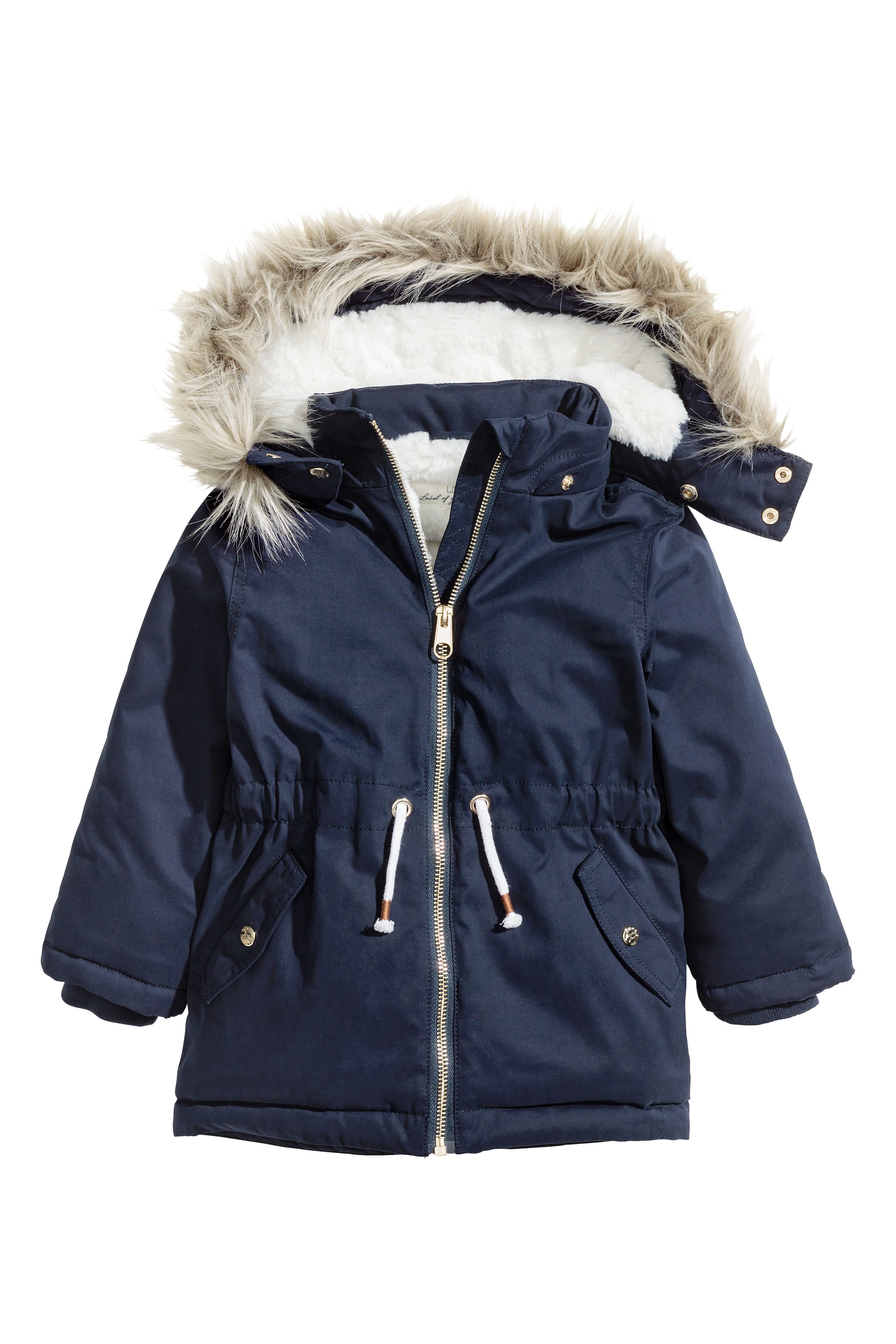 View larger image: Padded parka - Dark blue - Kids | H&M GB 1
