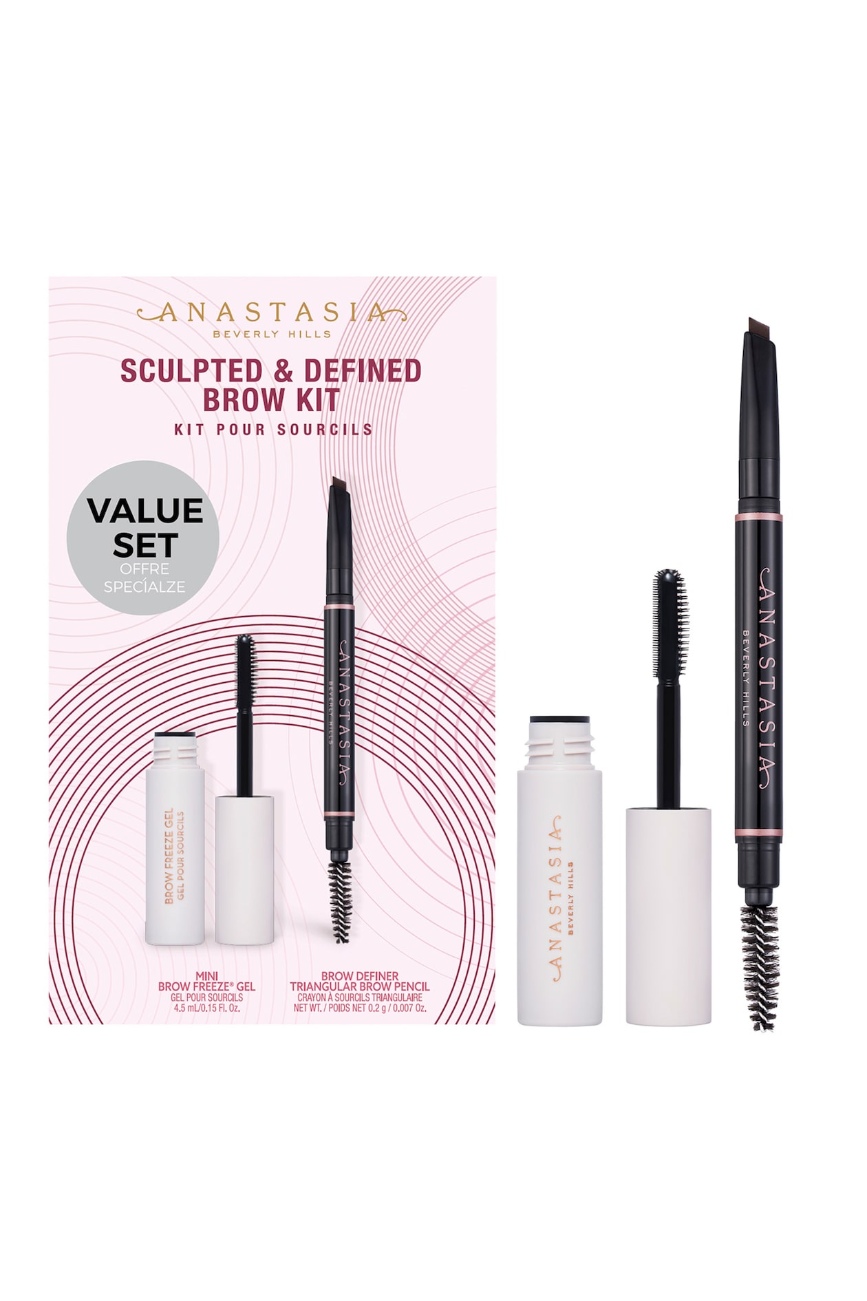 Sculpted & Defined Brow Kit Medium Brown Beauty all H&M SE