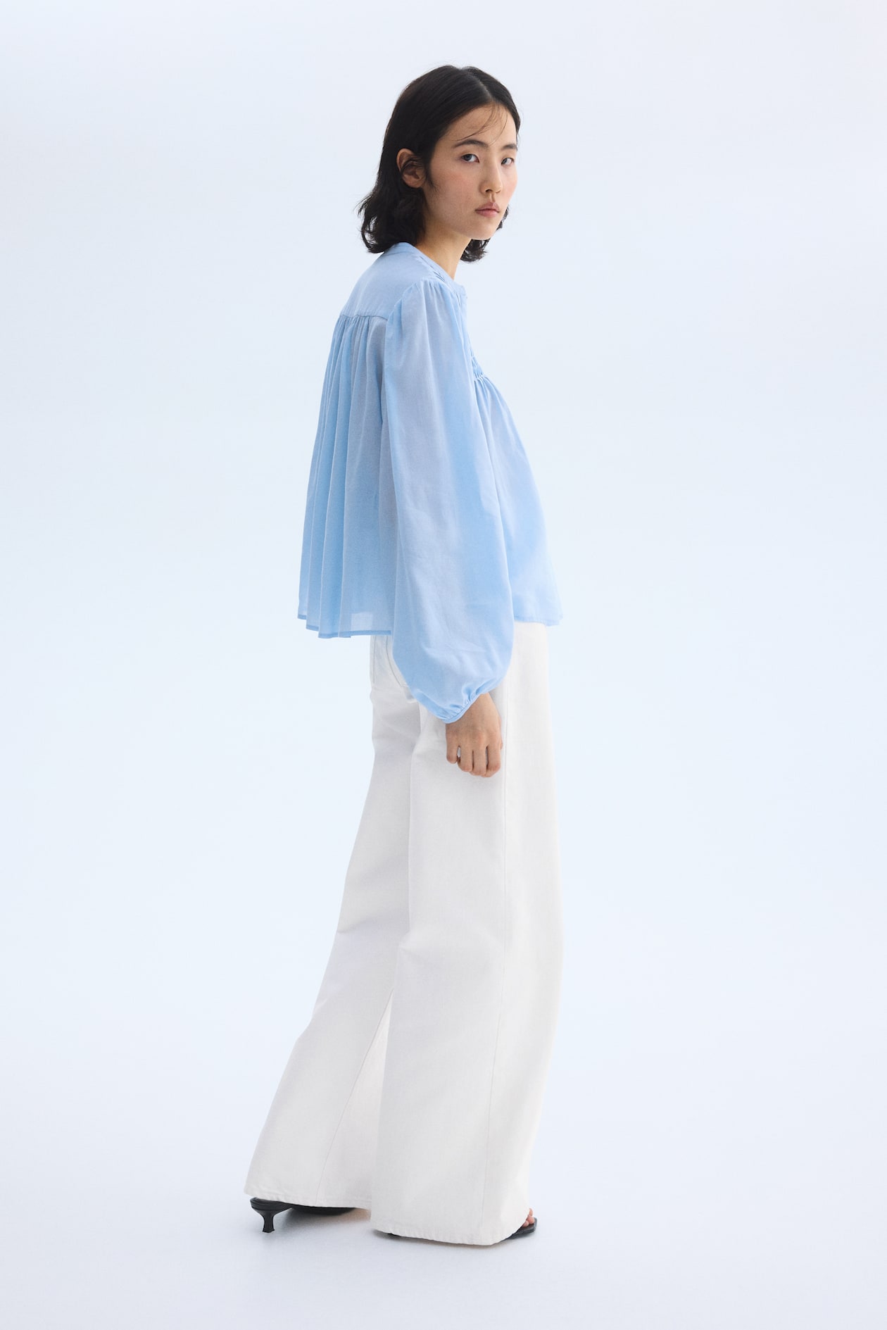 Blouse with Pintucks - image 2