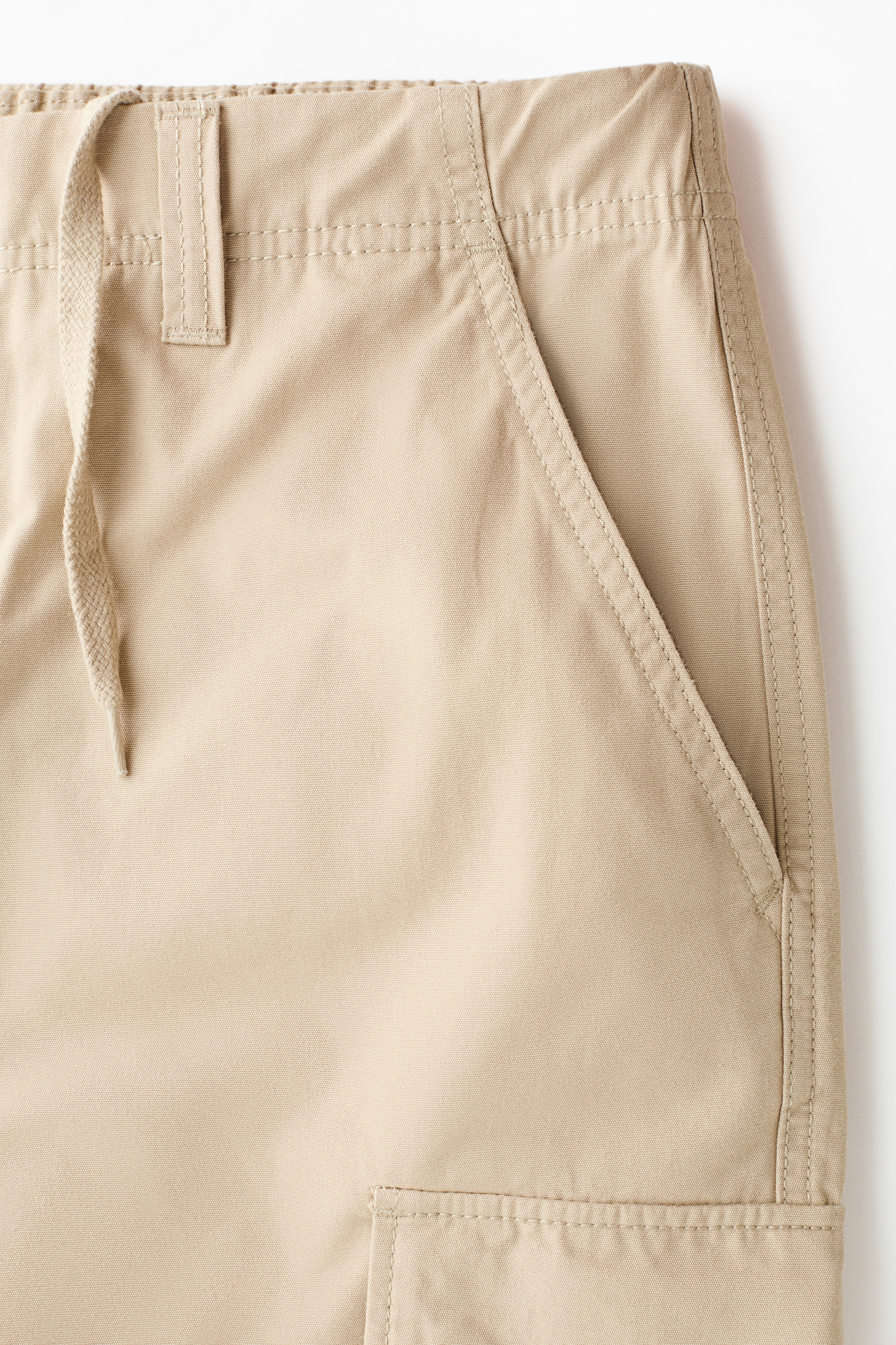 Relaxed Fit Cotton cargo trousers