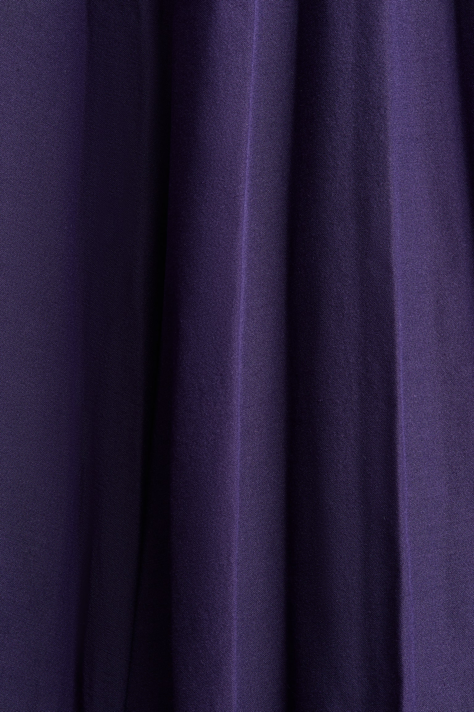 Chân váy midi xếp ly nhỏ - Màu tím đậm/Màu be - 5