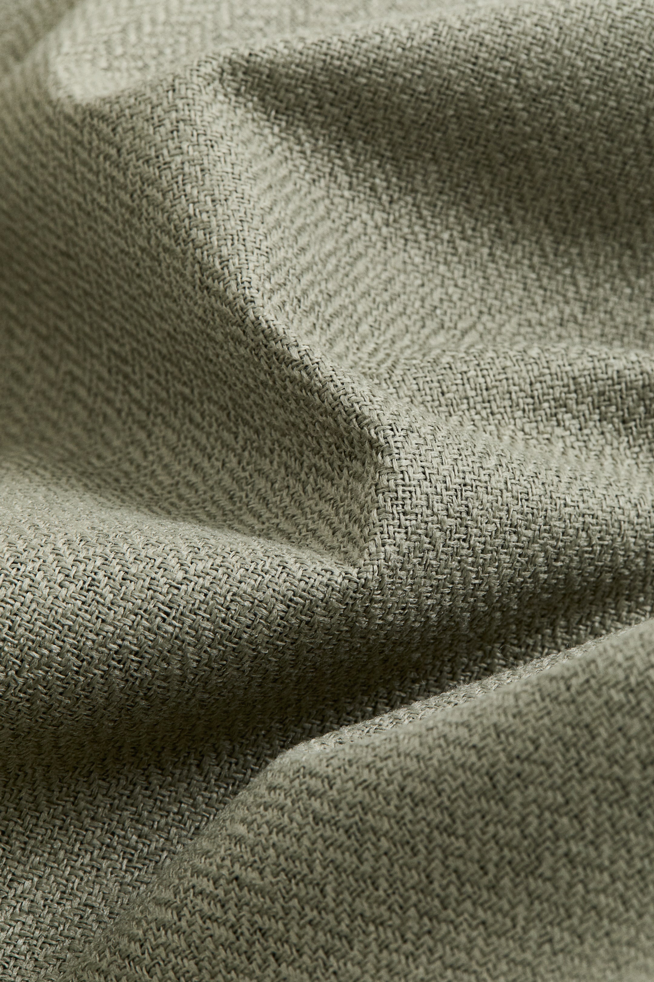 View larger image: 2-Pack Blackout Herringbone Curtain Panels - Khaki green - Home All | H&M US 5