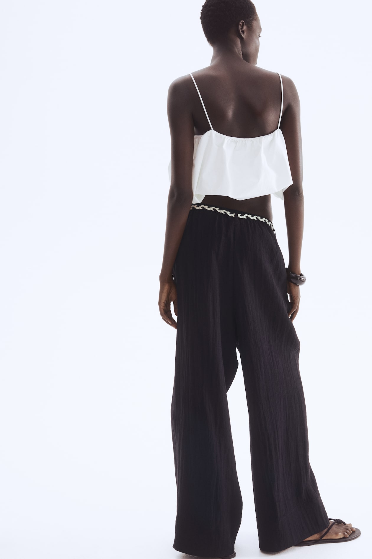 Pants with Macrame Belt - image 2