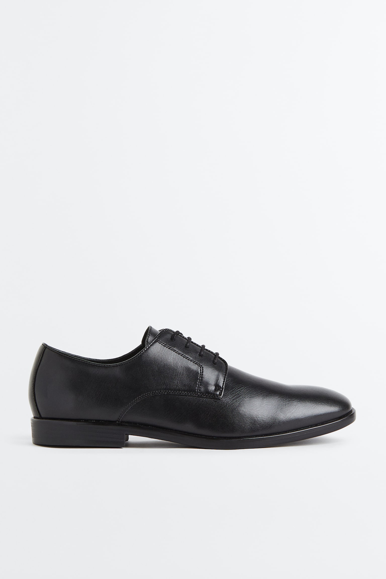 Derby Shoes - Black/Dark brown/Silver colour - 1