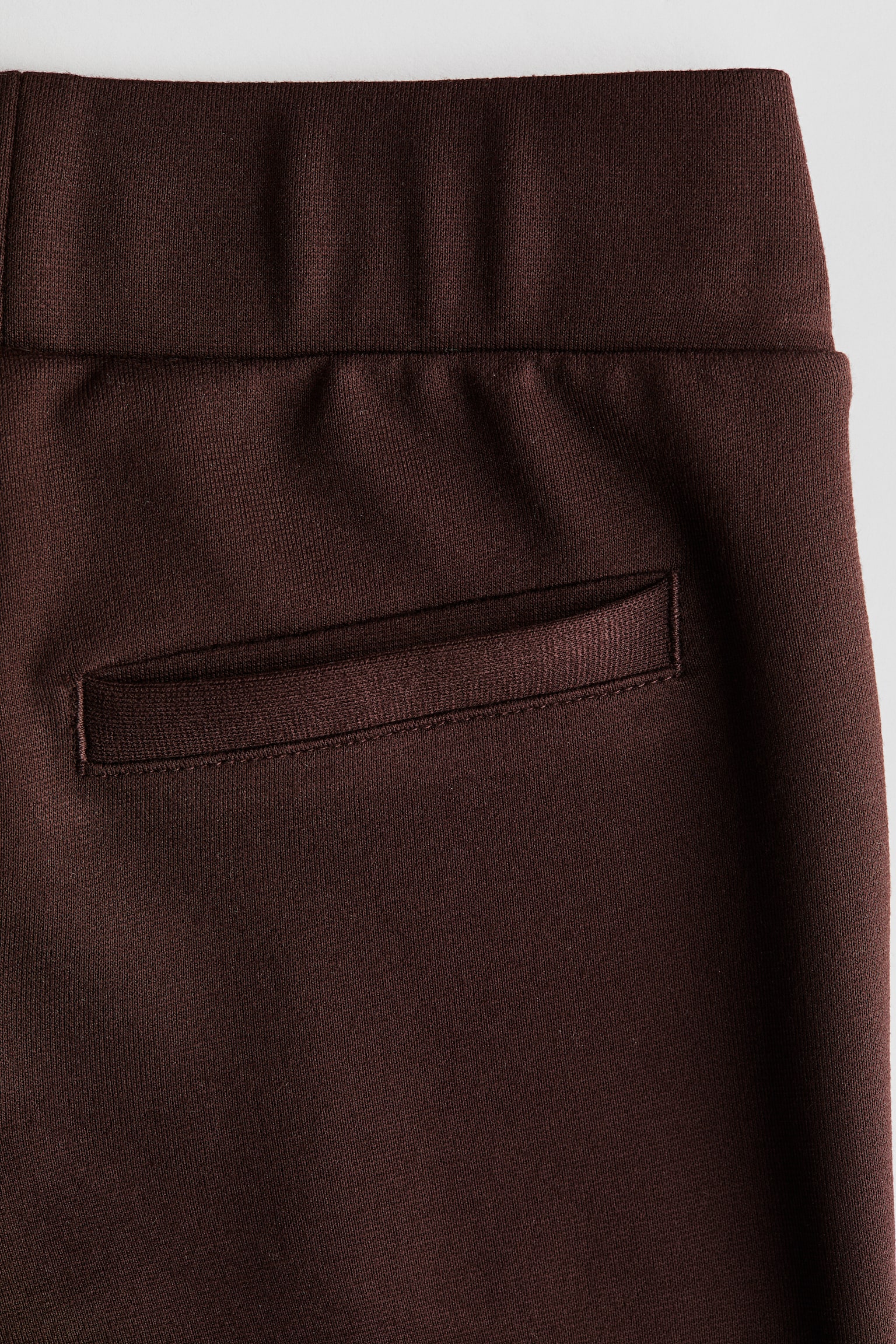 Flared Ponte di Roma leggings - Dark brown/Black/Grey marl - 2