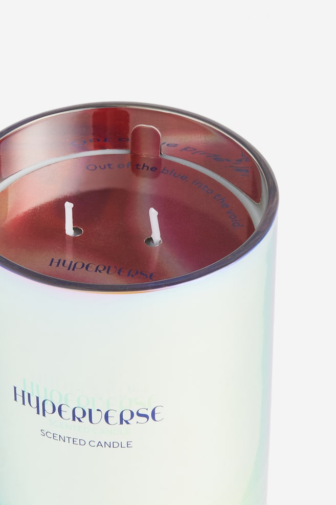 Duftlys i glassbeholder - Hvit - 2