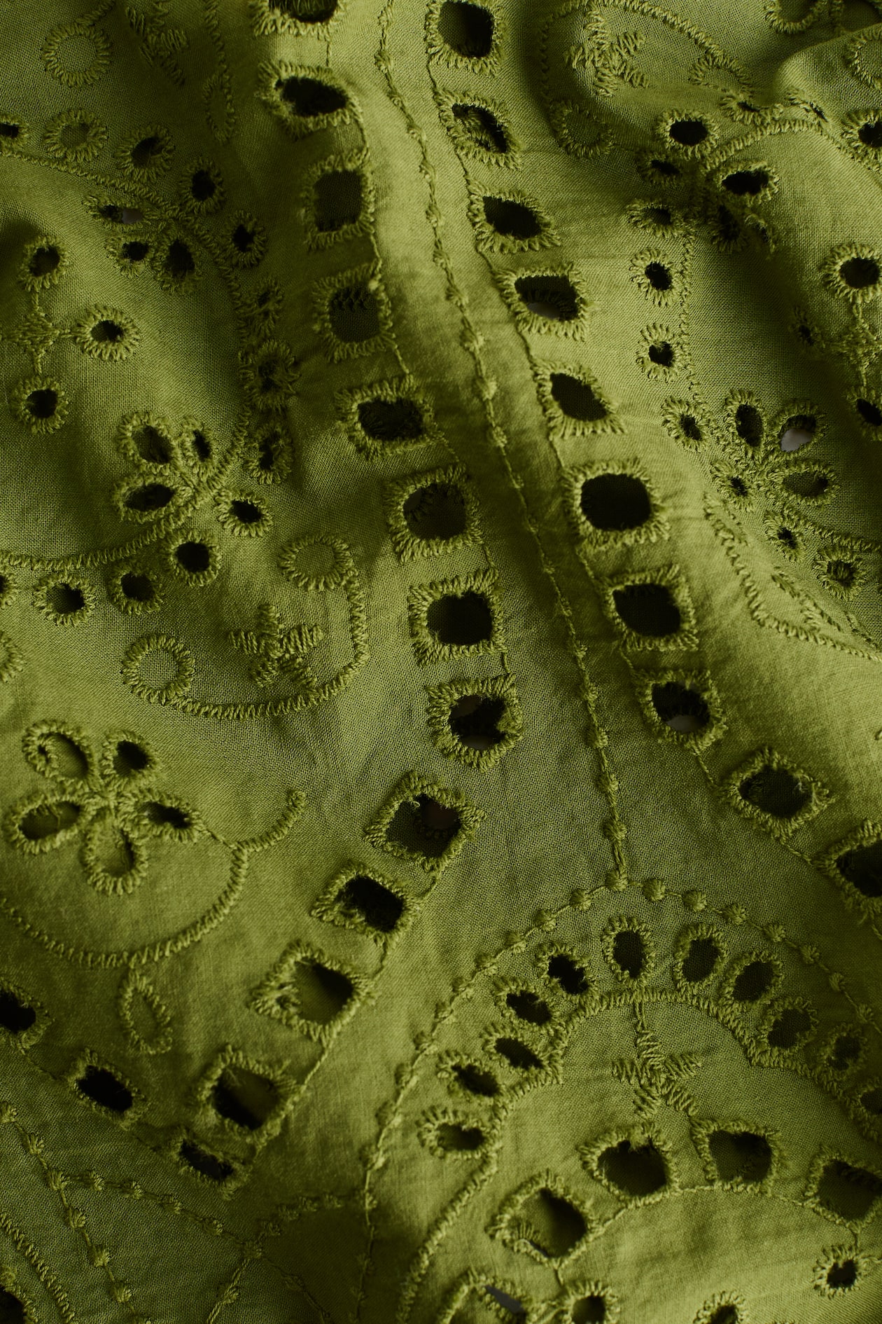 Eyelet-Embroidered Cotton Shirt - image 2