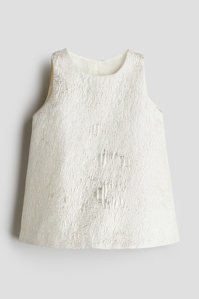 A-Line Dress - Cream - 1