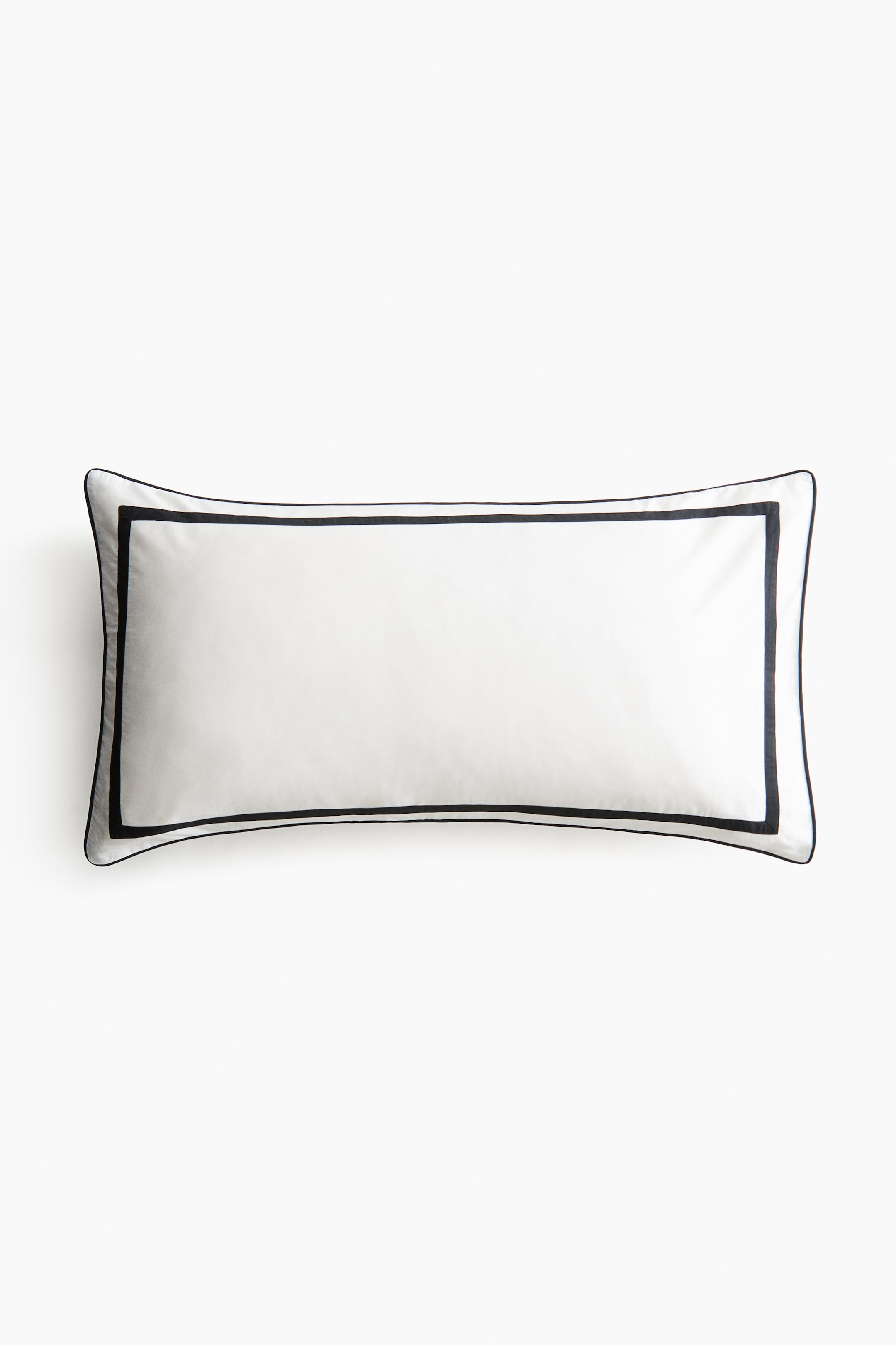 Agrandir l'image: Taie d'oreiller en coton égyptien - Blanc - Home All | H&M FR 1
