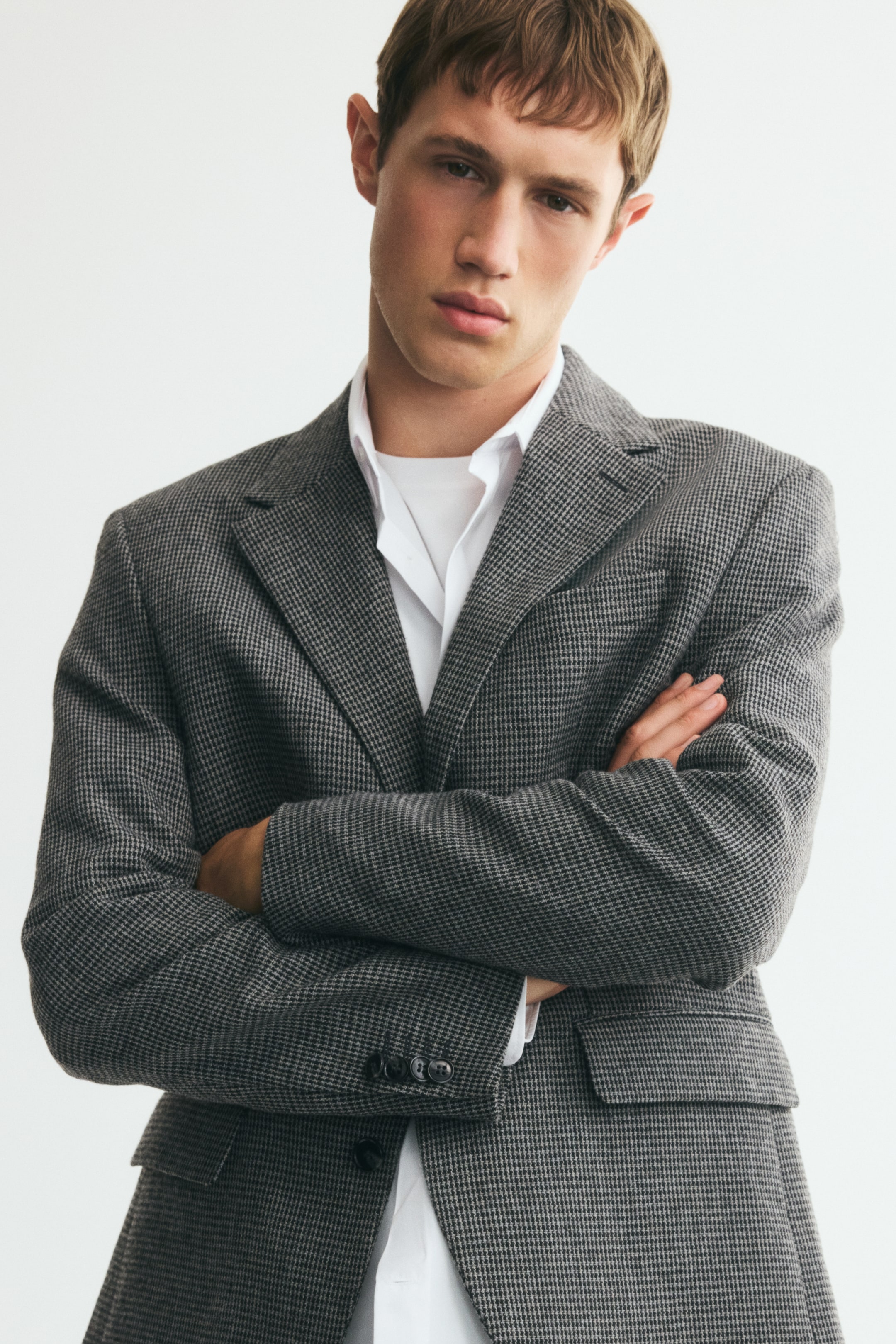 Relaxed-Fit Wool-Blend Jacket