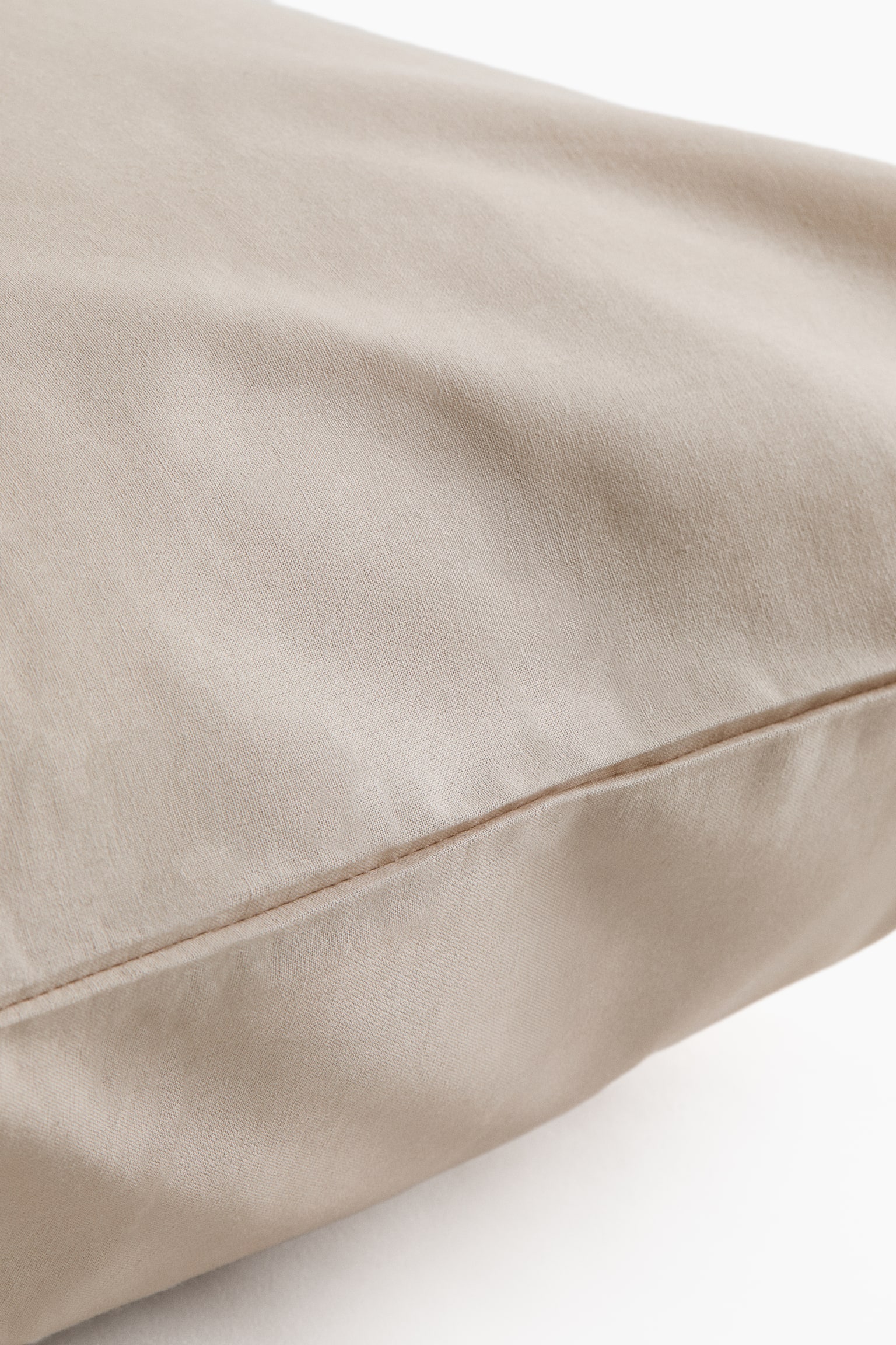 Cotton pillowcase - Light dusty beige/Light mole/Forest green/White/Dark khaki green/Sage green/Light dusty pink/Dark brown/Olive green - 3