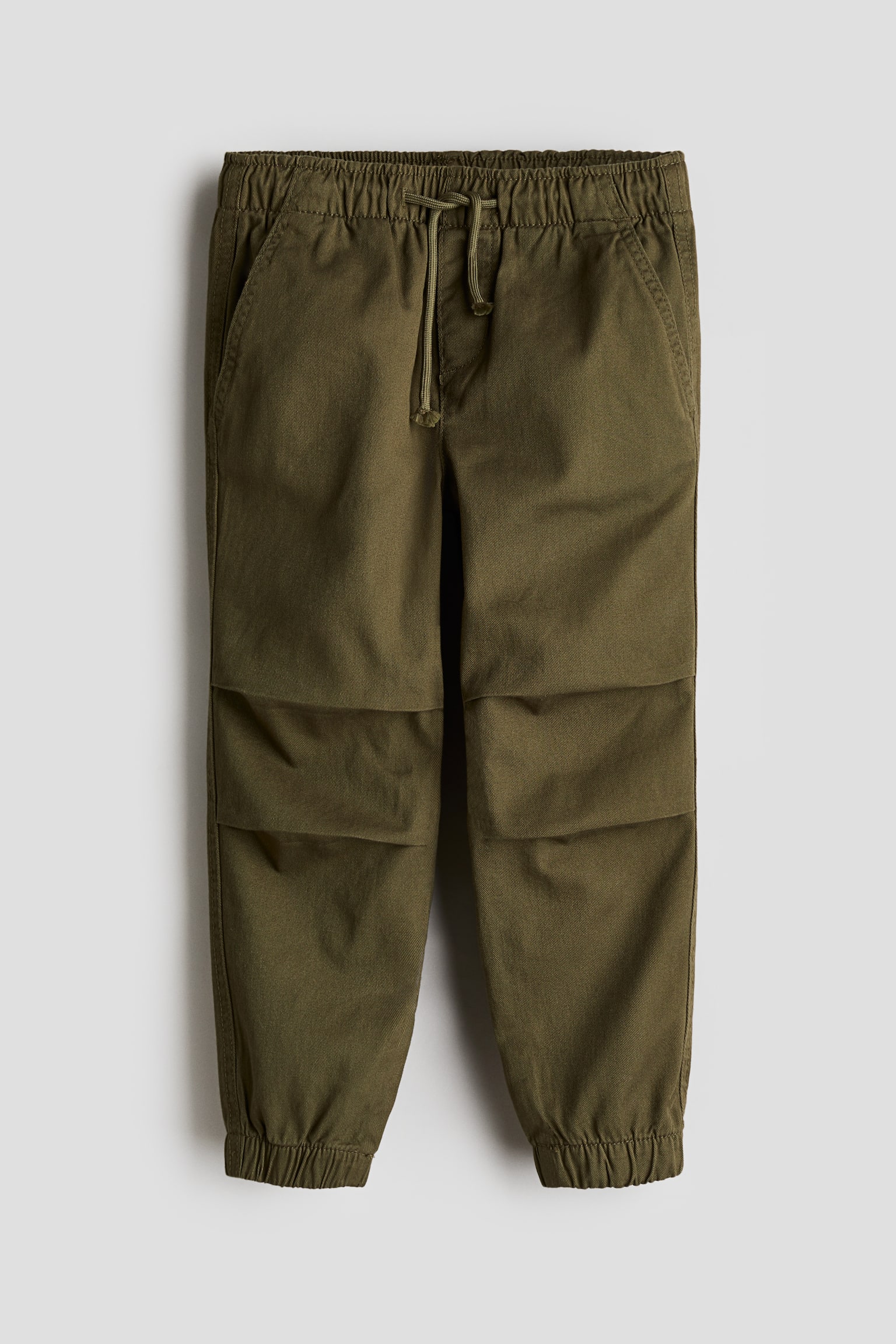 Twill joggers - Dark khaki green/Dark blue/Black/Beige/Denim blue/Dark grey - 1