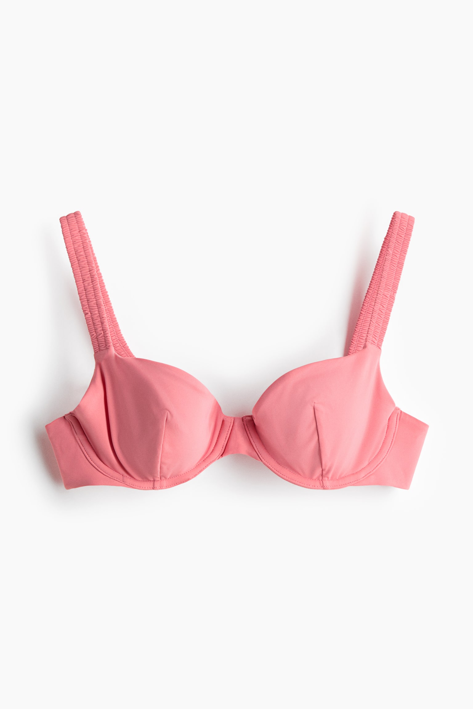 Top de bikini con relleno - Rosa - 2