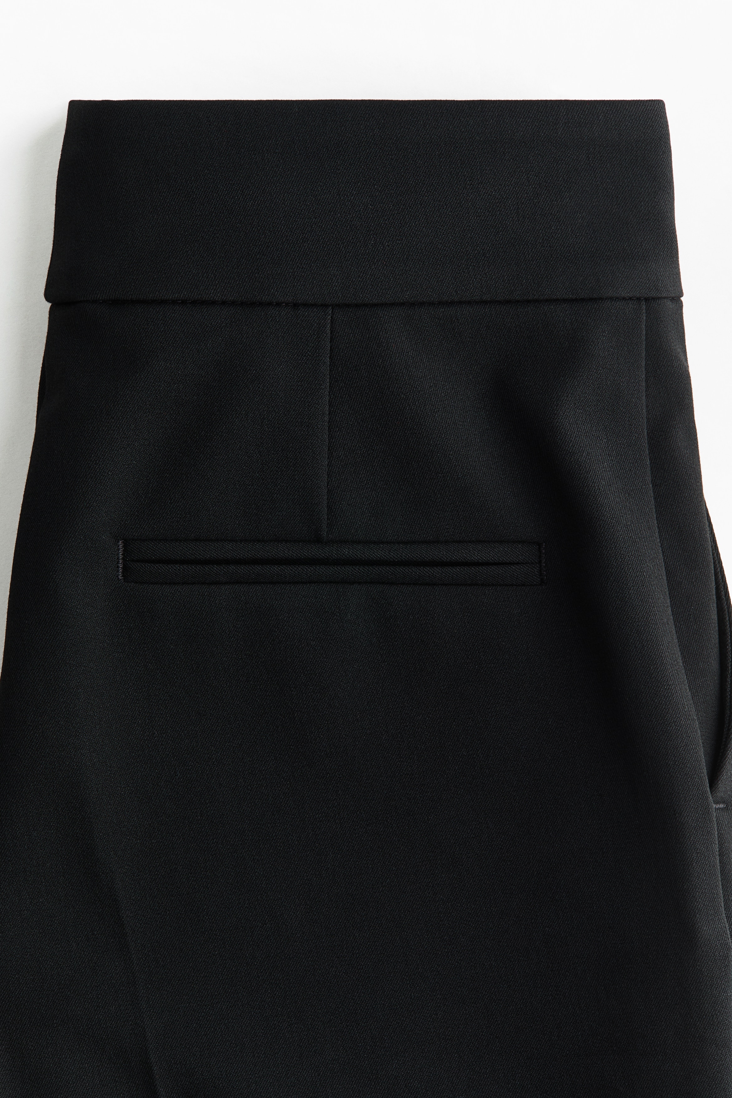 Bootcut twill trousers