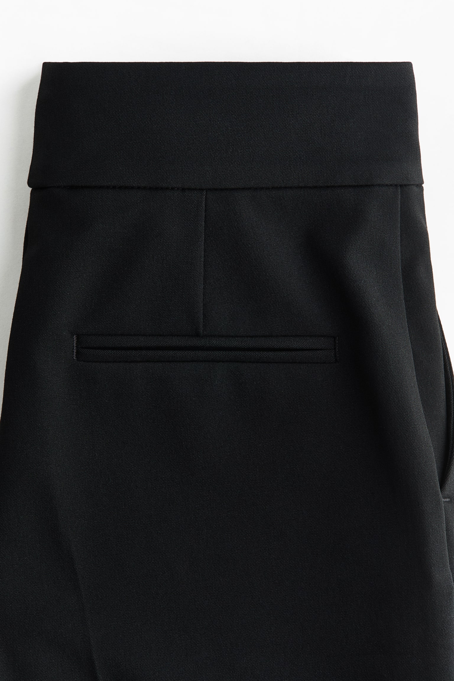 Bootcut twill trousers - Black/Dark brown - 5