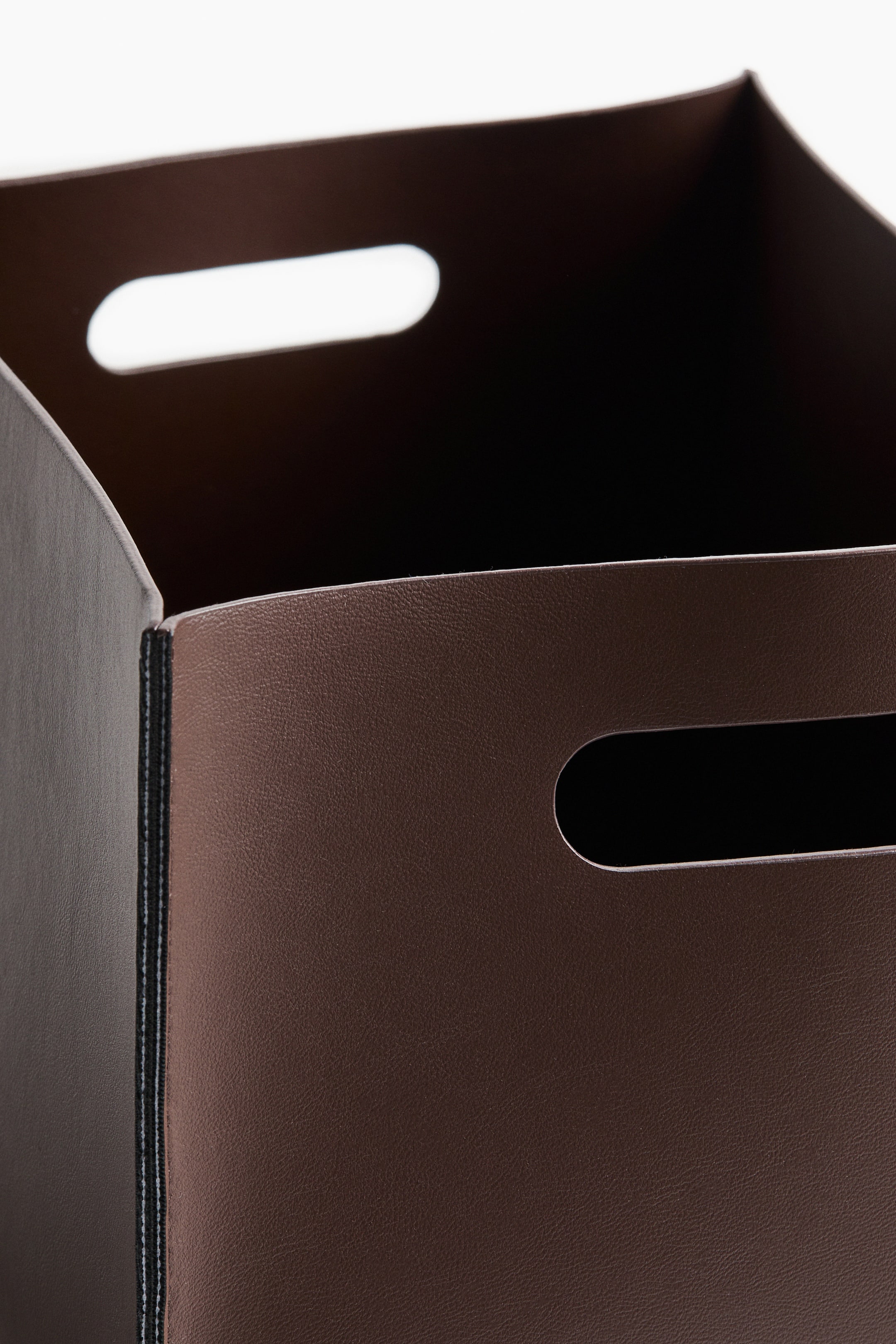 Ampliar la imagen: Cesto de almacenamiento mediano - Café oscuro - Home All | H&M MX 4