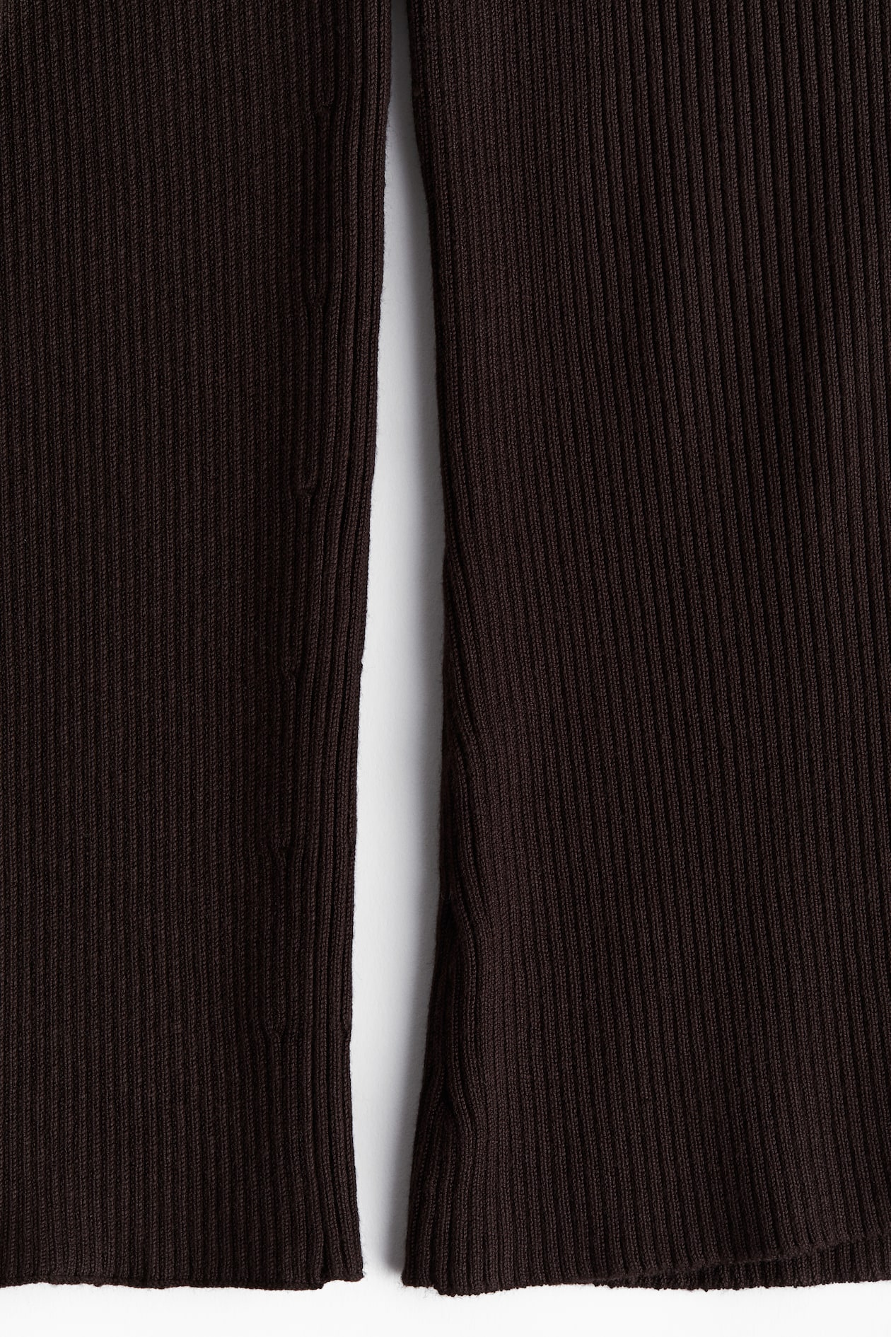 Rib-Knit V-neck Top - image 2