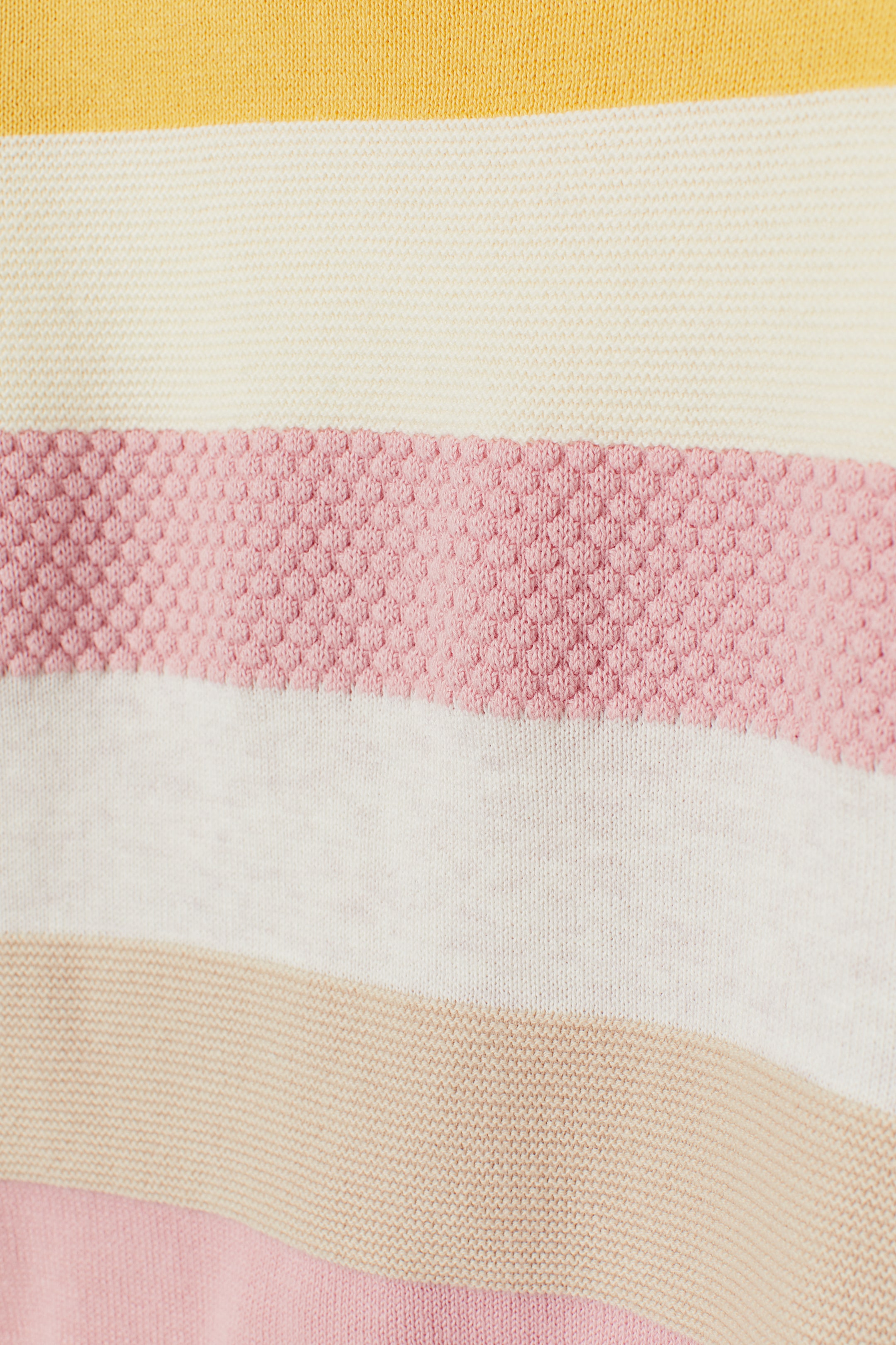 Größeres Bild ansehen: Baumwoll-Feinstrickpullover - Dunkelgelb/Gestreift - Kids | H&M DE 2