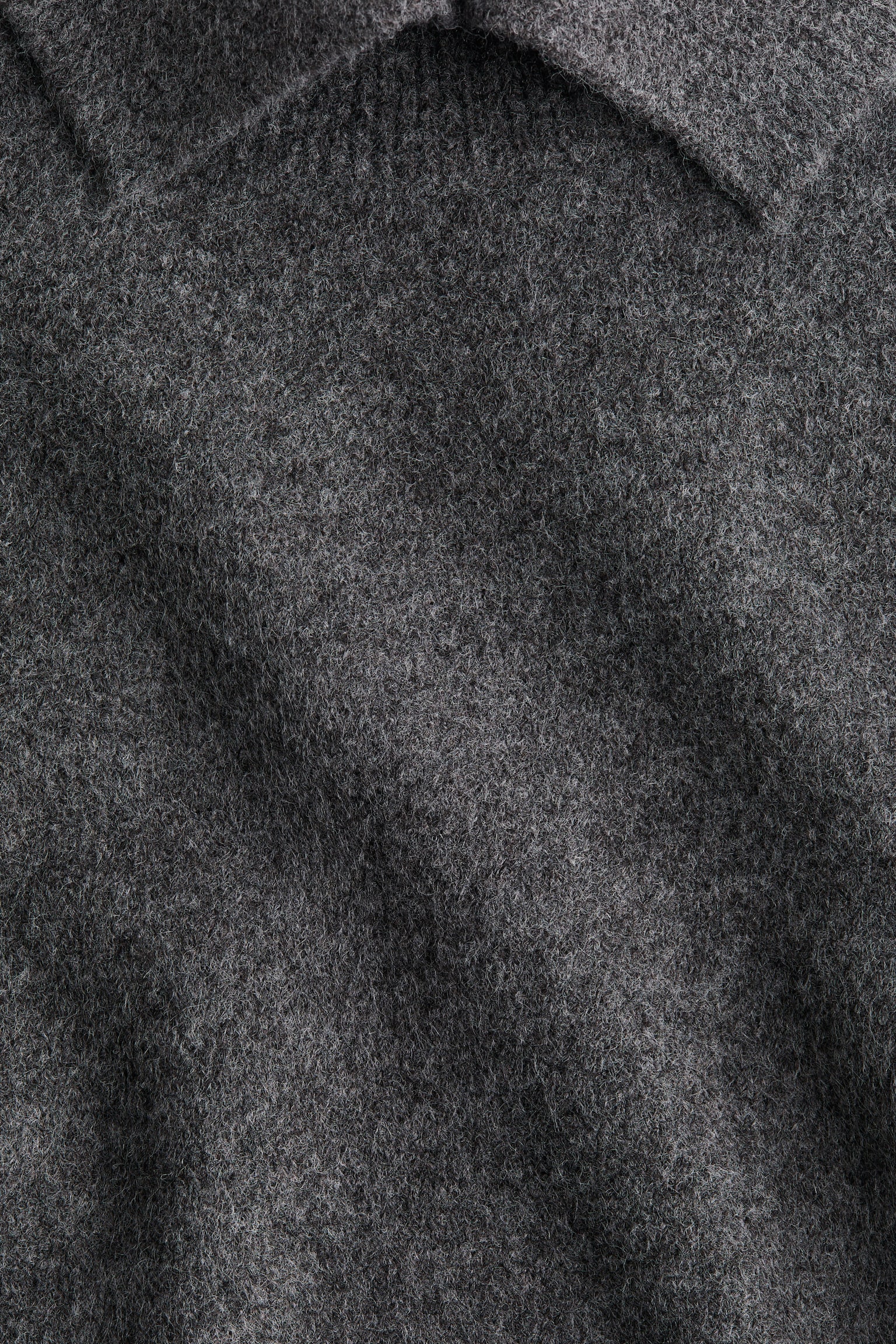 Balıkçı Yaka Kazak - Koyu gri/Bordo - 4