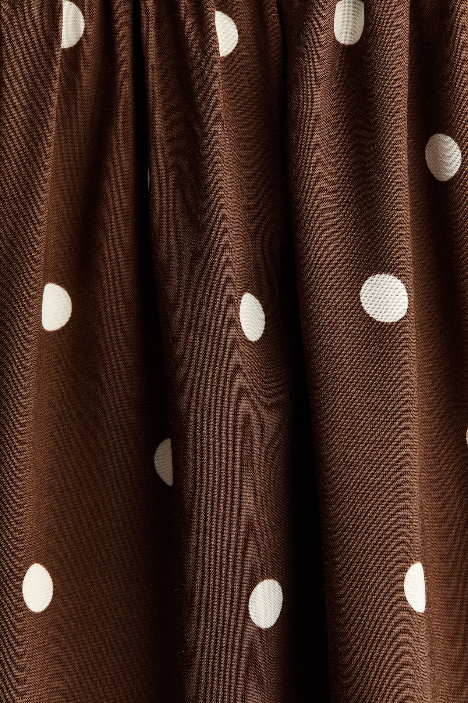 Smocked strappy dress - Dark brown/Polka dot/White/Polka dot/Light yellow/Floral - 2