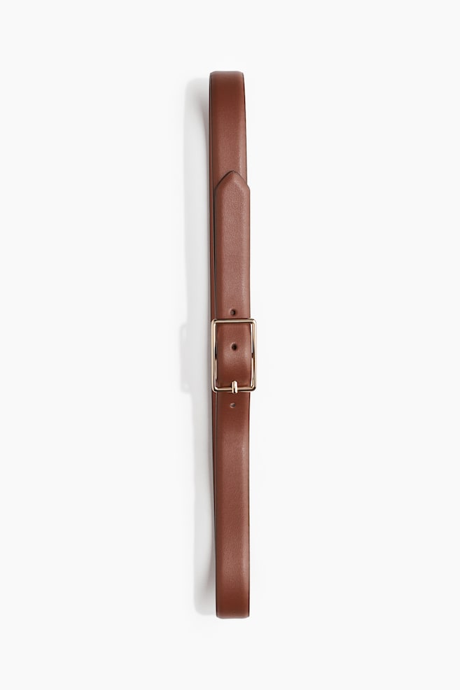 Split leather belt - Brown/Beige/Burgundy/Dark brown/Brown/Black/Black - 1