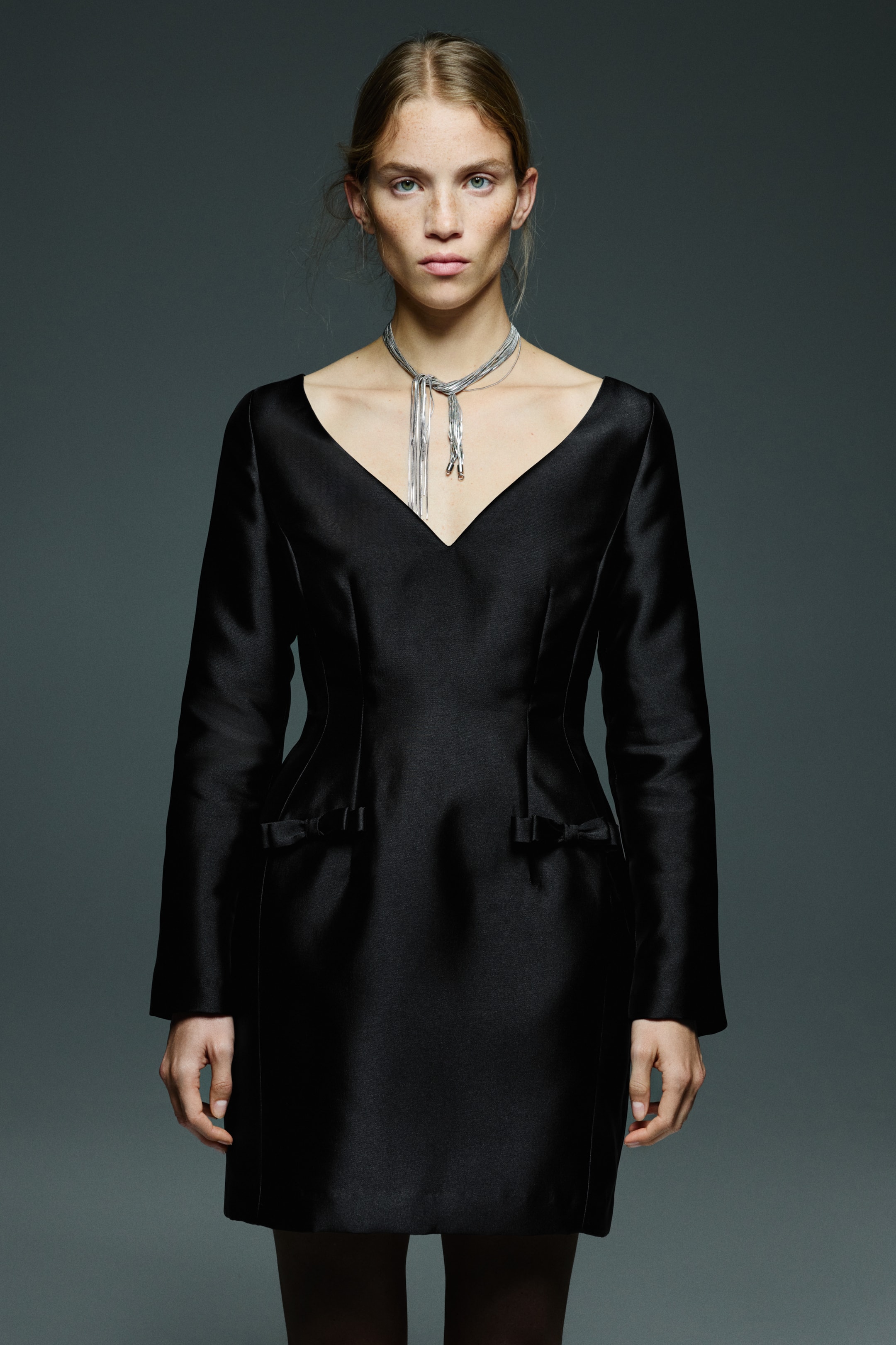 查看大圖: 沙漏曲線斜紋洋裝 - 黑色 - Ladies | H&M 3