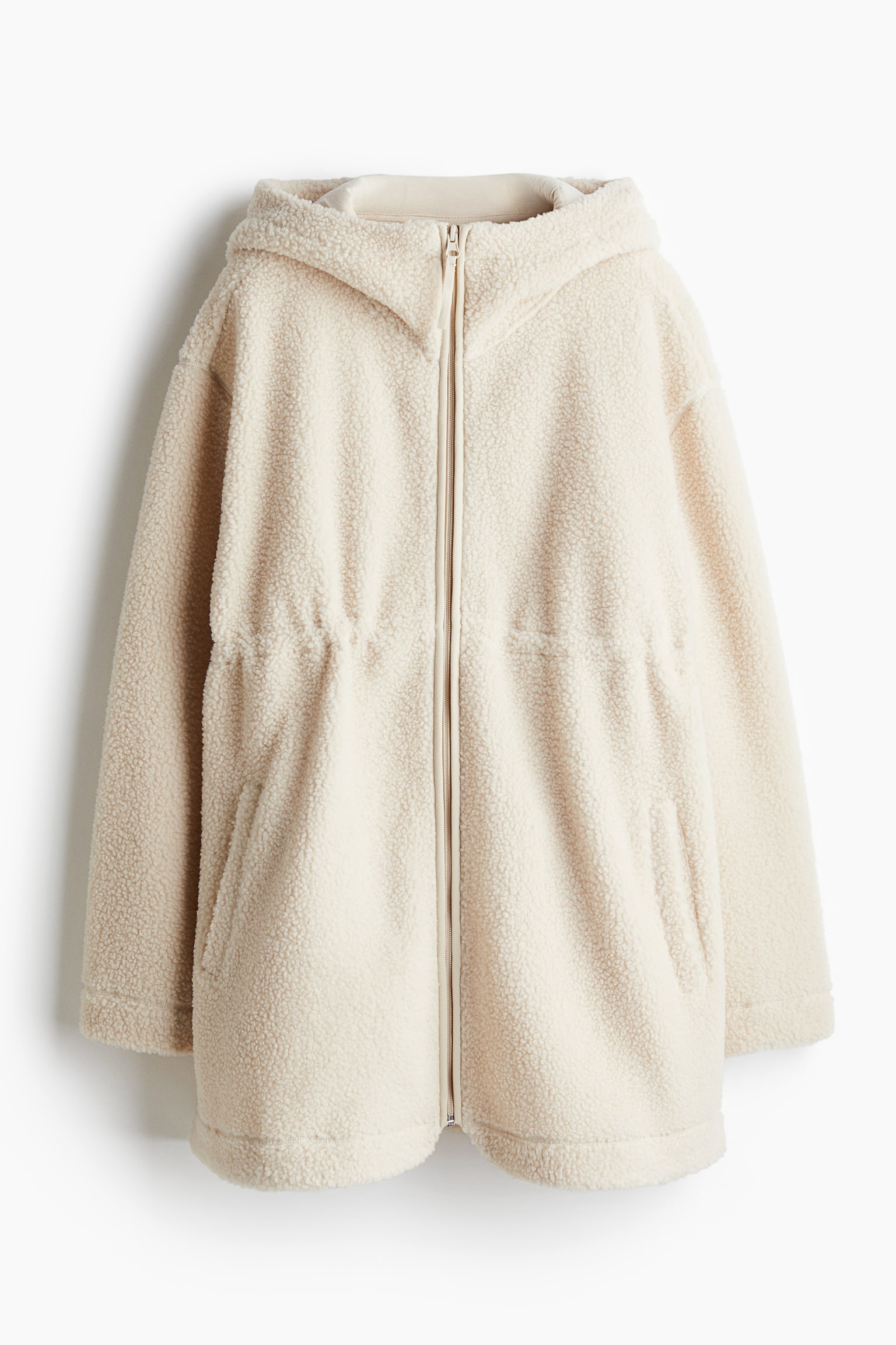 MAMA Before & After Teddy jacket - Light beige/Light khaki green - 3