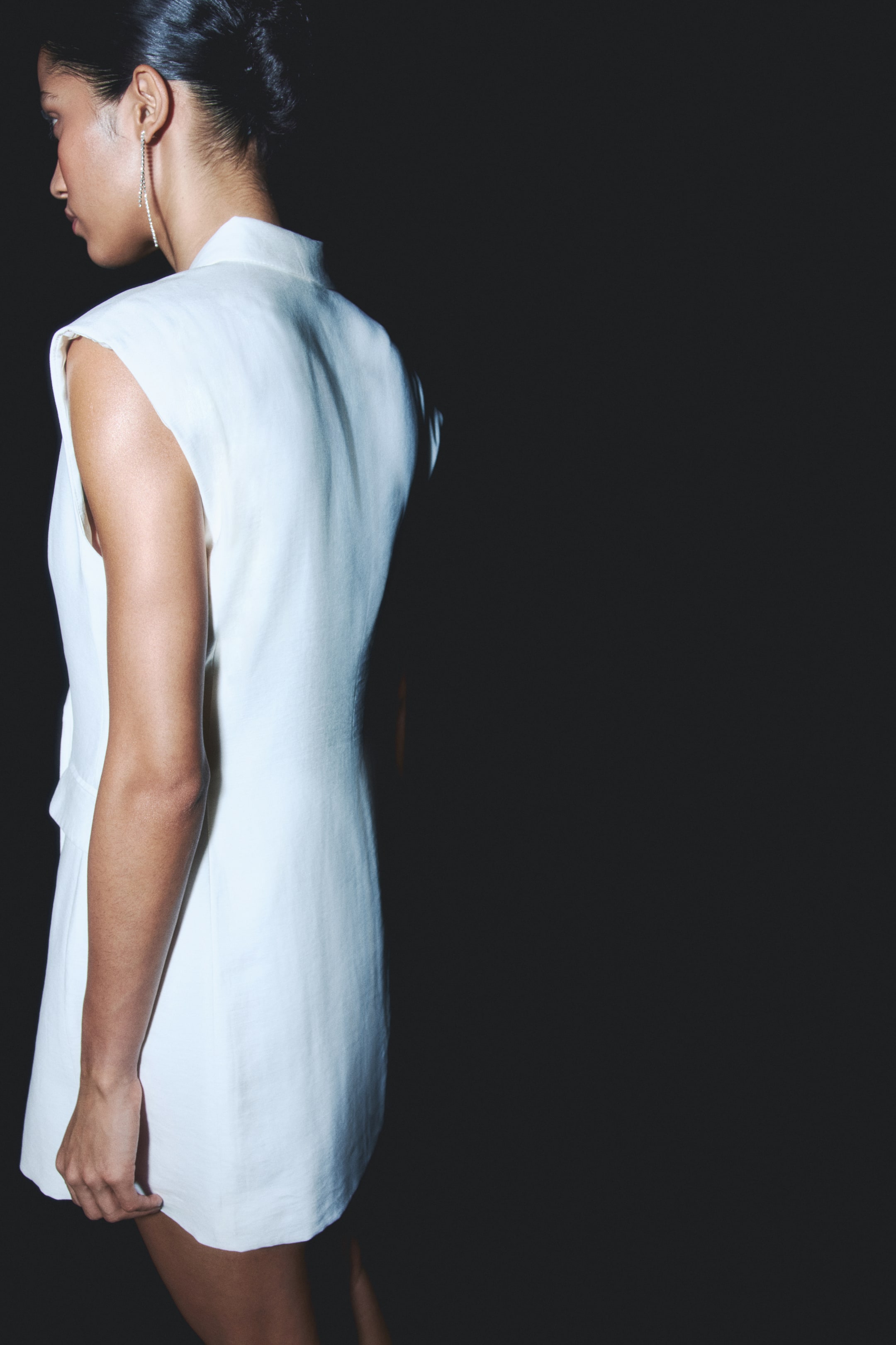 View larger image: Blazer Dress - White - Ladies | H&M AU 4