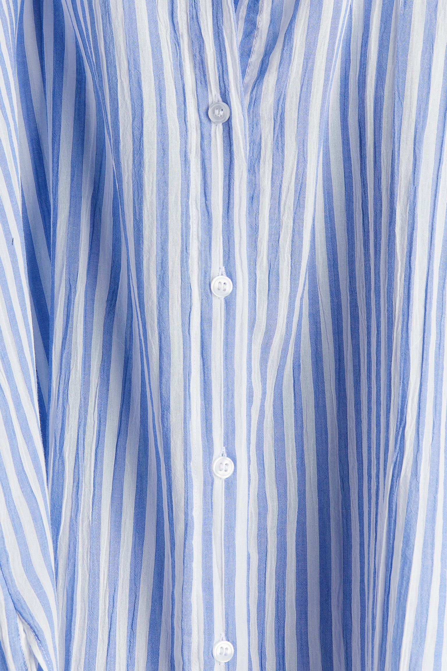 Cotton Beach Shirt - Blue/Stripe/White - 7