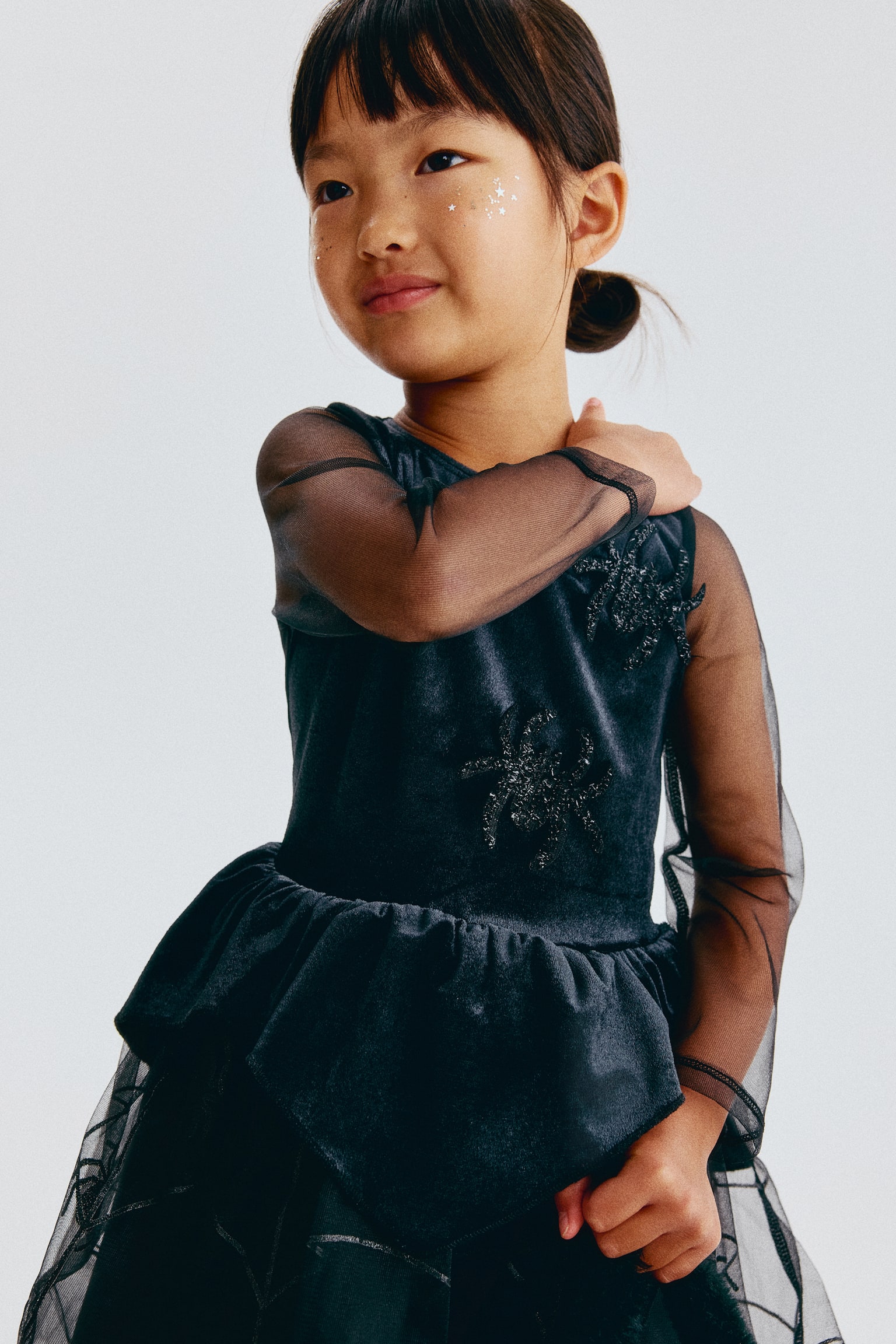 Детское платье H&M Witch fancy dress costume, цвет: Чёрный — фото 4