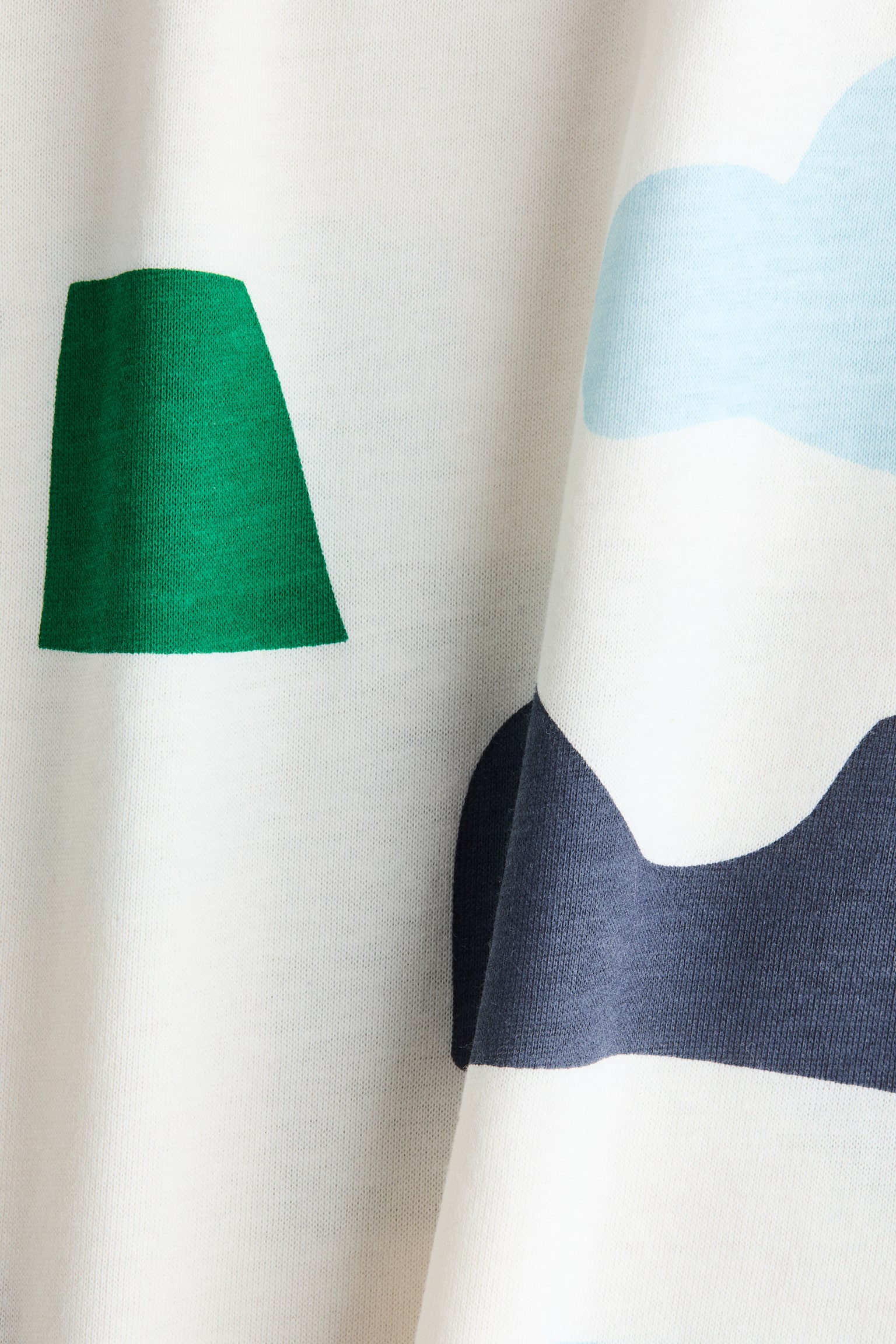 Nyomott mintás póló - Krémszínű/mintás/Világoskék/kék/Zöld/kosárlabda/Sötétszürke/Pacific/Sárga/Little bro/Krémszínű/Big bro/Krémszínű/Amalfi Coast - 2