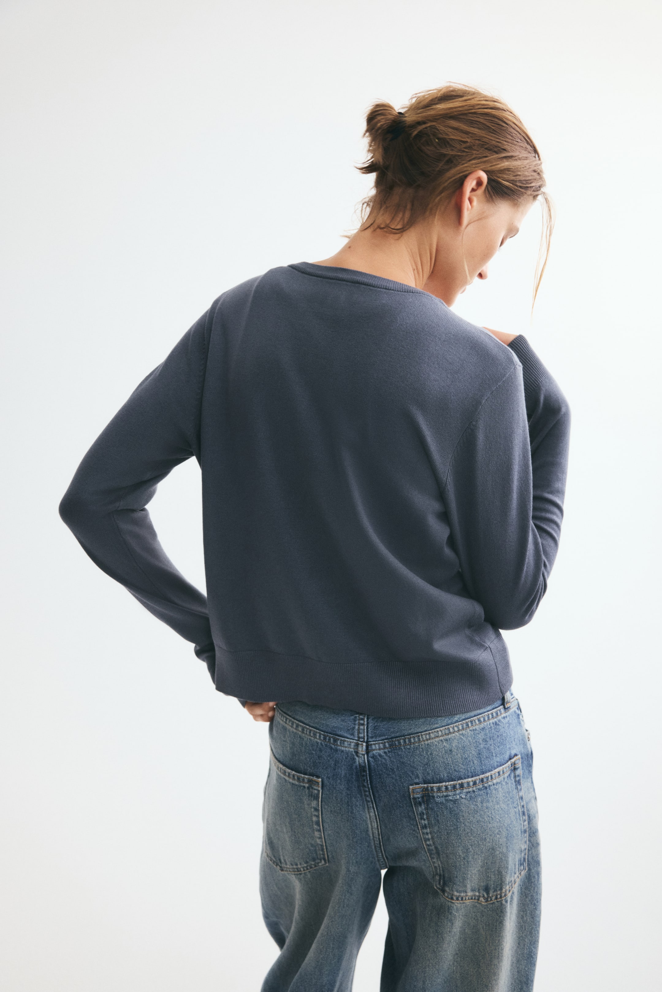 Fine-Knit Cardigan