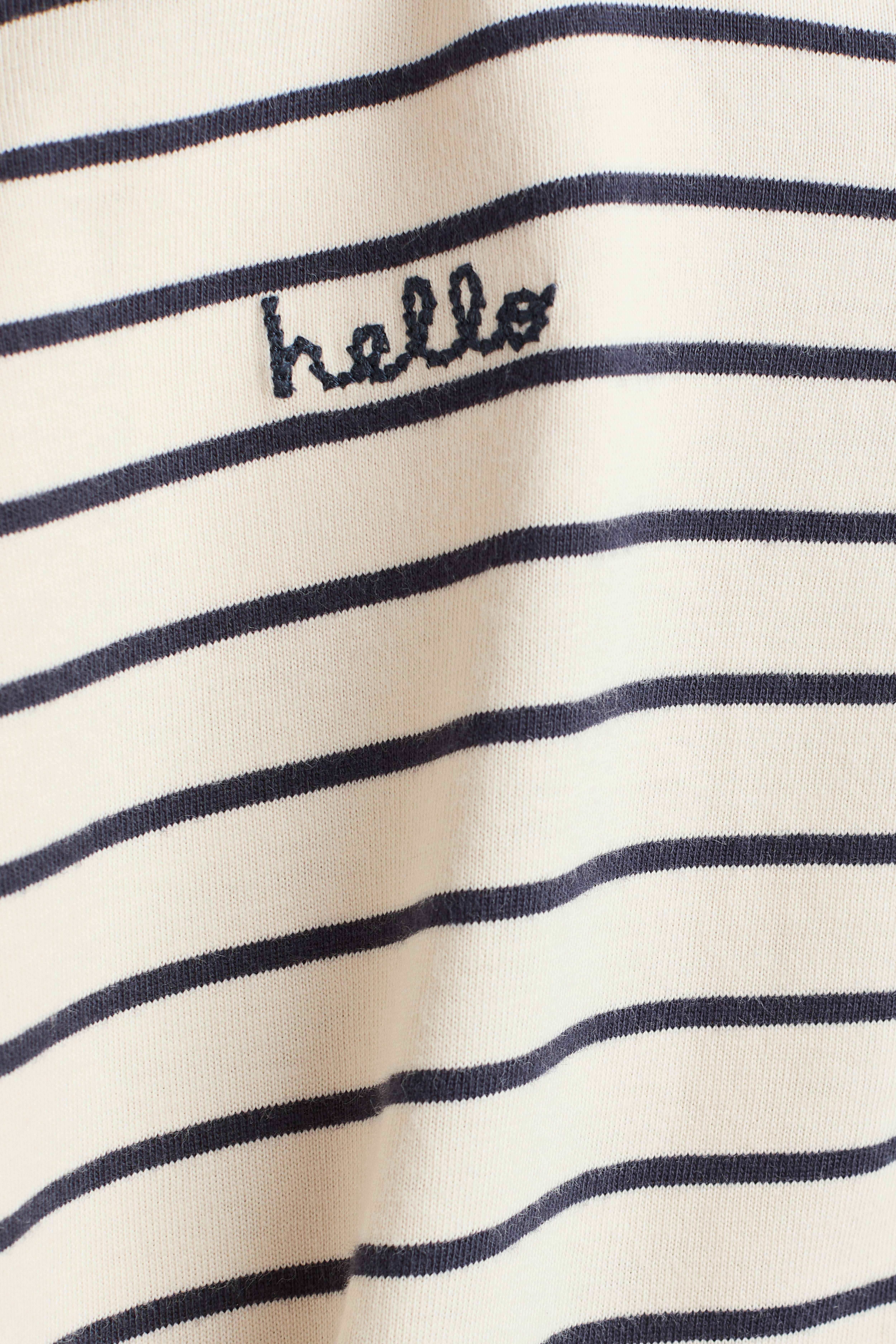 Long-Sleeved Cotton T-Shirt