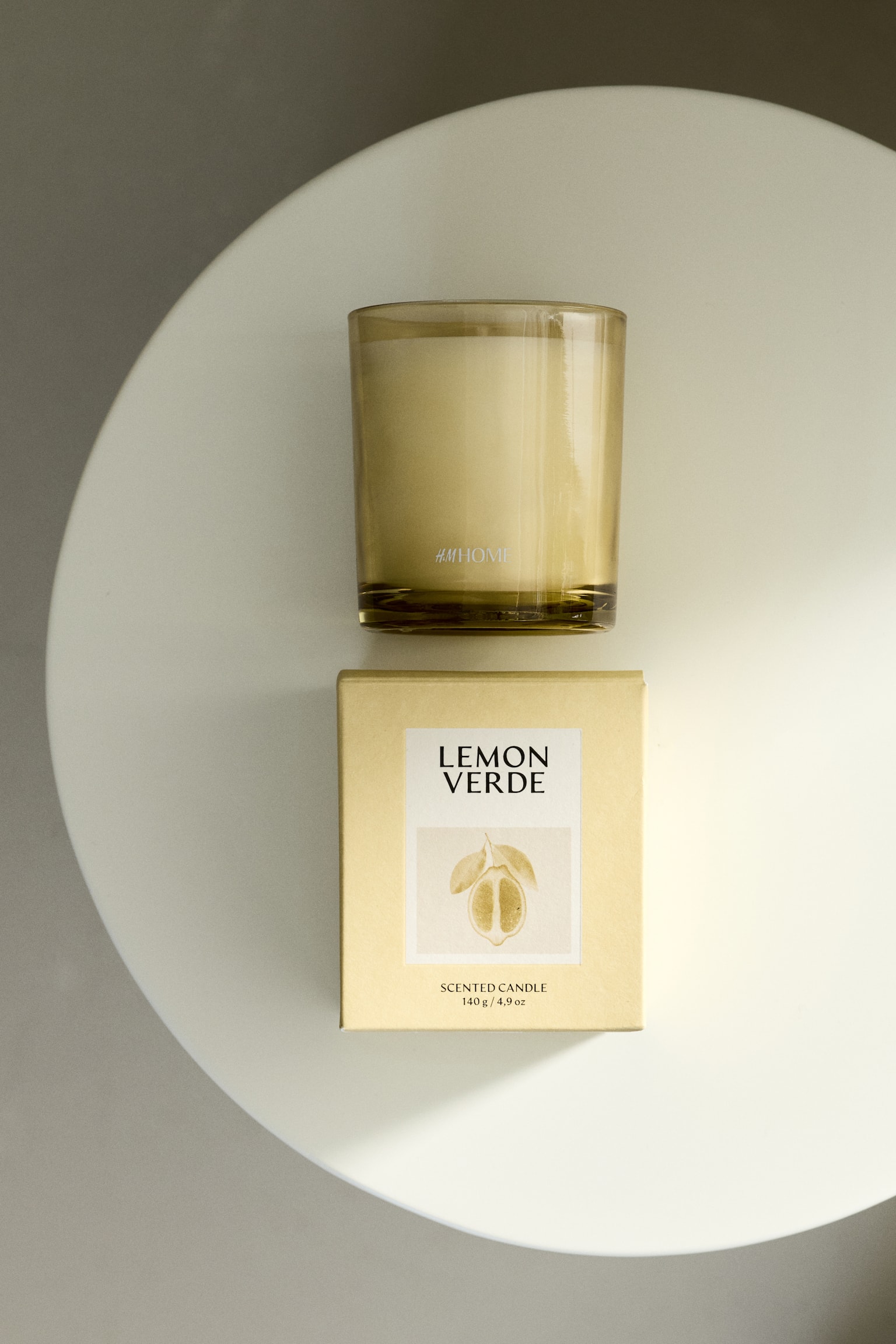 Scented candle in a glass holder - Lemon Verde/Vanilla Patchouli/Minted Fig/Sequoia Santal/Eucalyptus Mist - 2