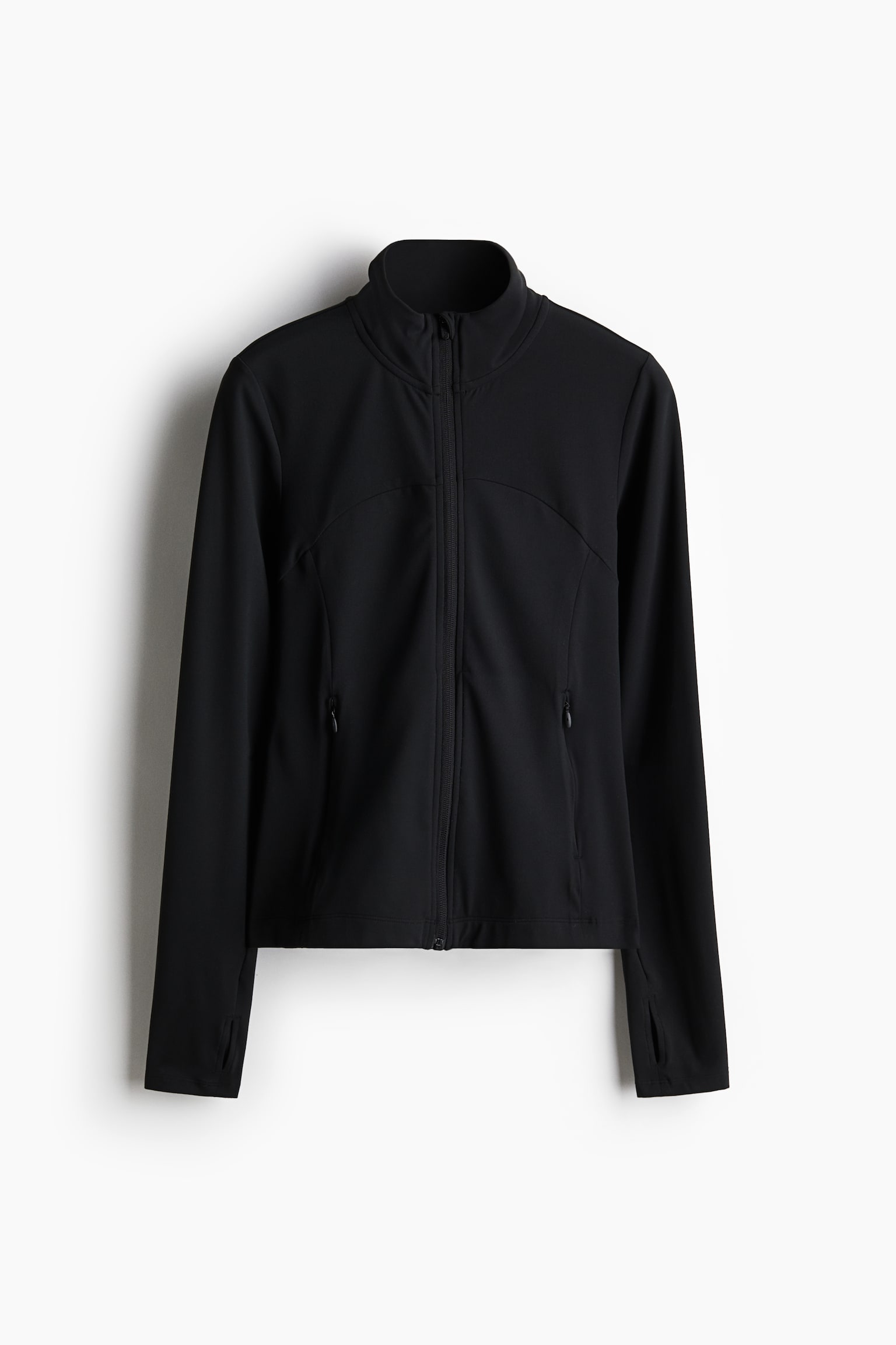 Женская куртка H&M Activewear Jacket with SoftMove™, цвет: Чёрный — фото 1