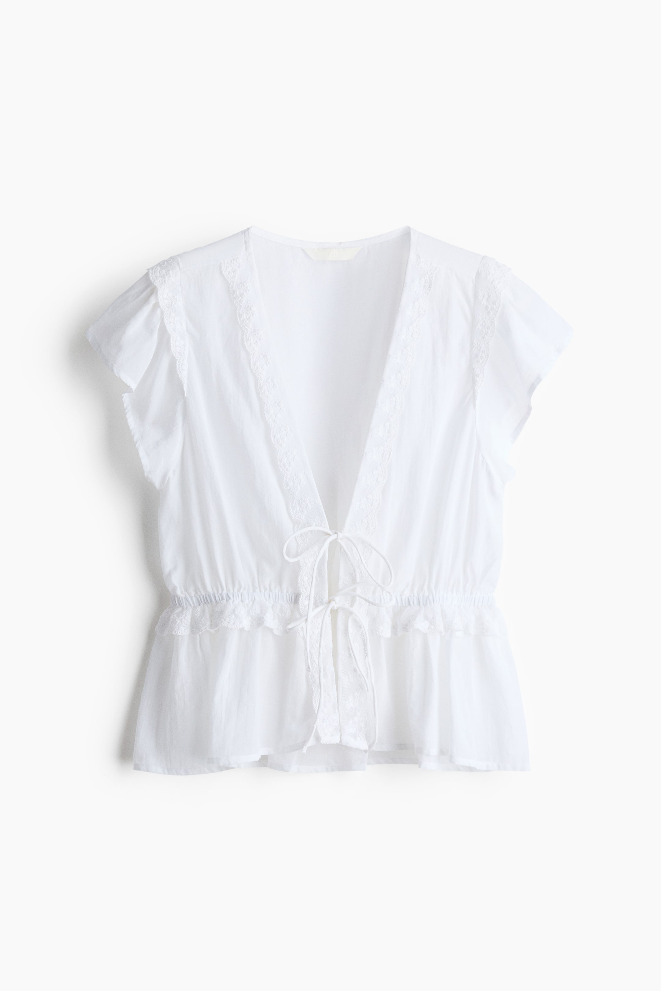 Ruffle-Trimmed Blouse