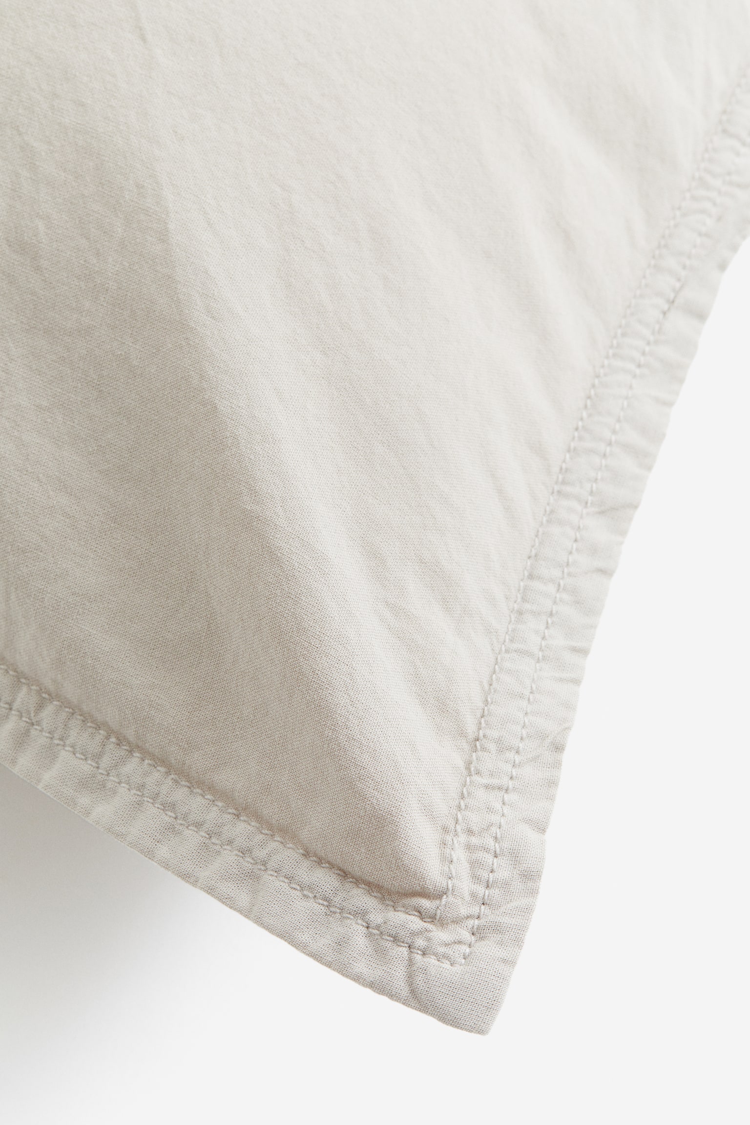 Washed cotton pillowcase - Light beige/Light dusty green/Pink/Rust/White/Dark grey - 2