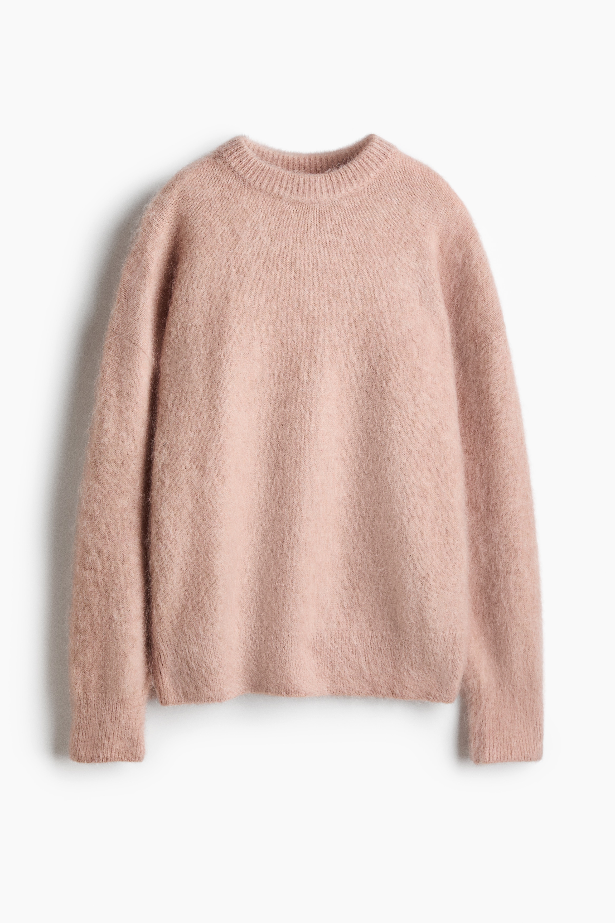 Oversized mohair-blend jumper - Light dusty pink/Light dusty blue